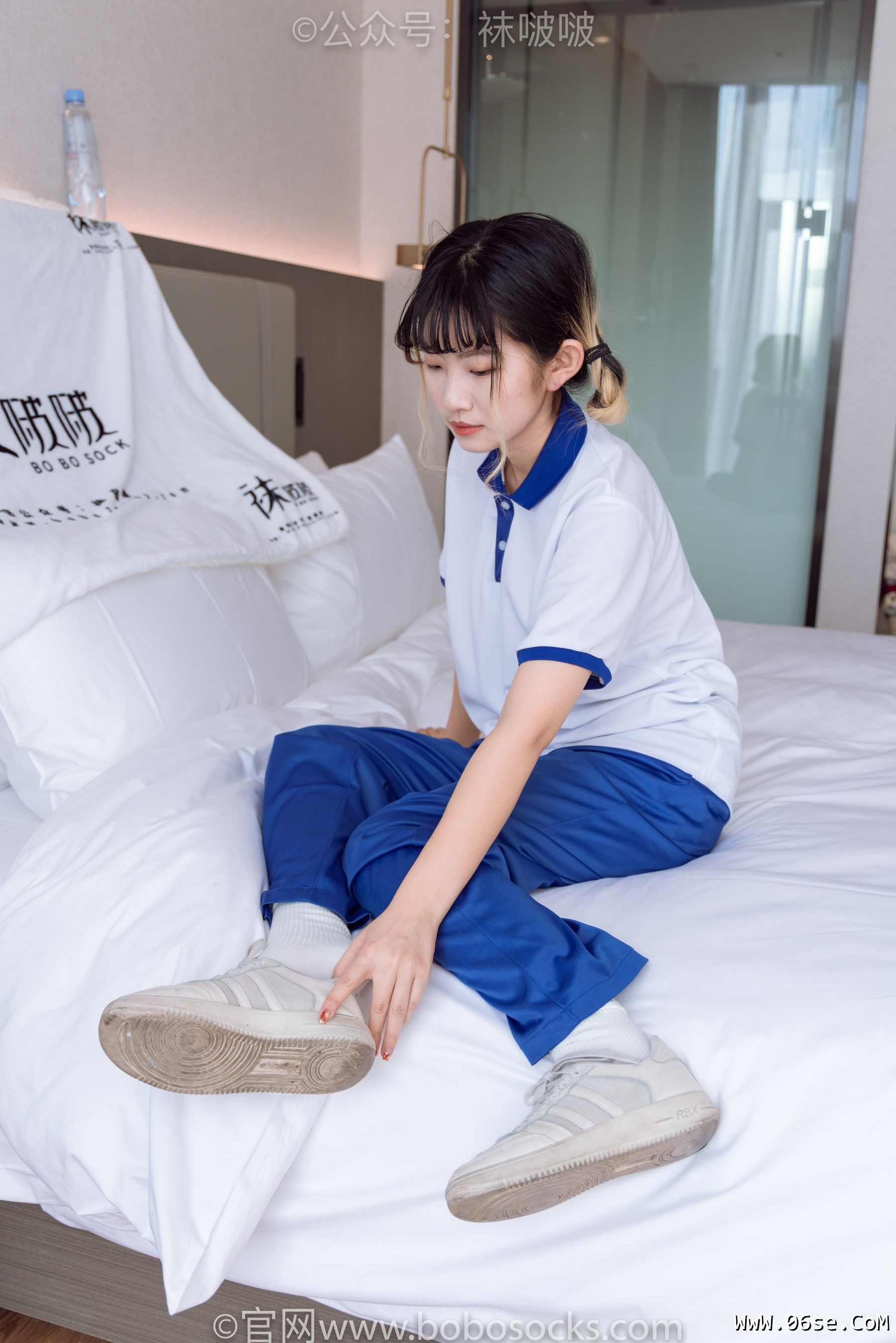 图片[30]-BoBoSocks袜啵啵 No.042 砂糖-校服、板鞋、白棉袜、油亮白丝[139P]-六色网