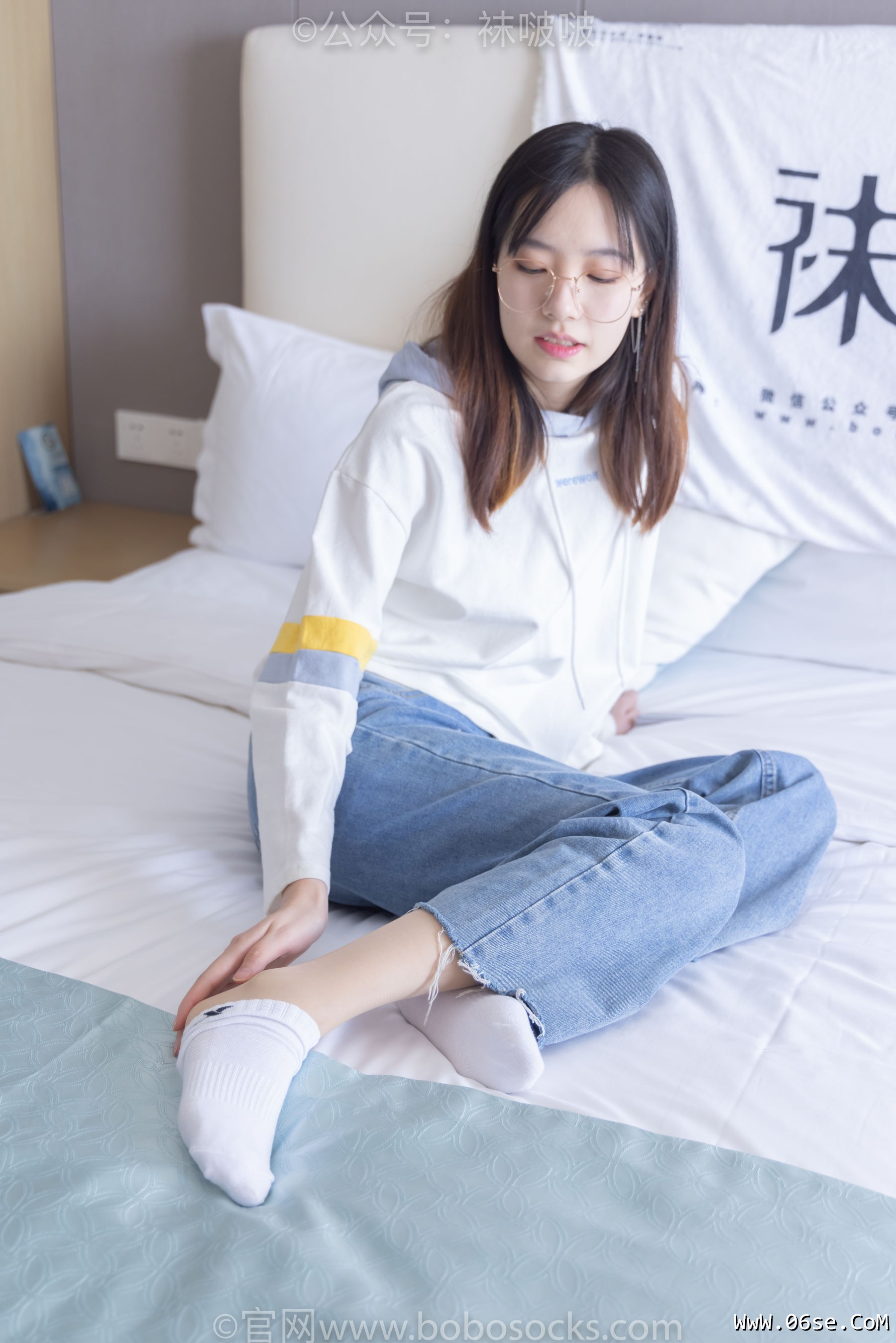 图片[69]-BoBoSocks袜啵啵 No.080 小甜豆-帆布鞋、白棉袜、肉丝[140P]-六色网