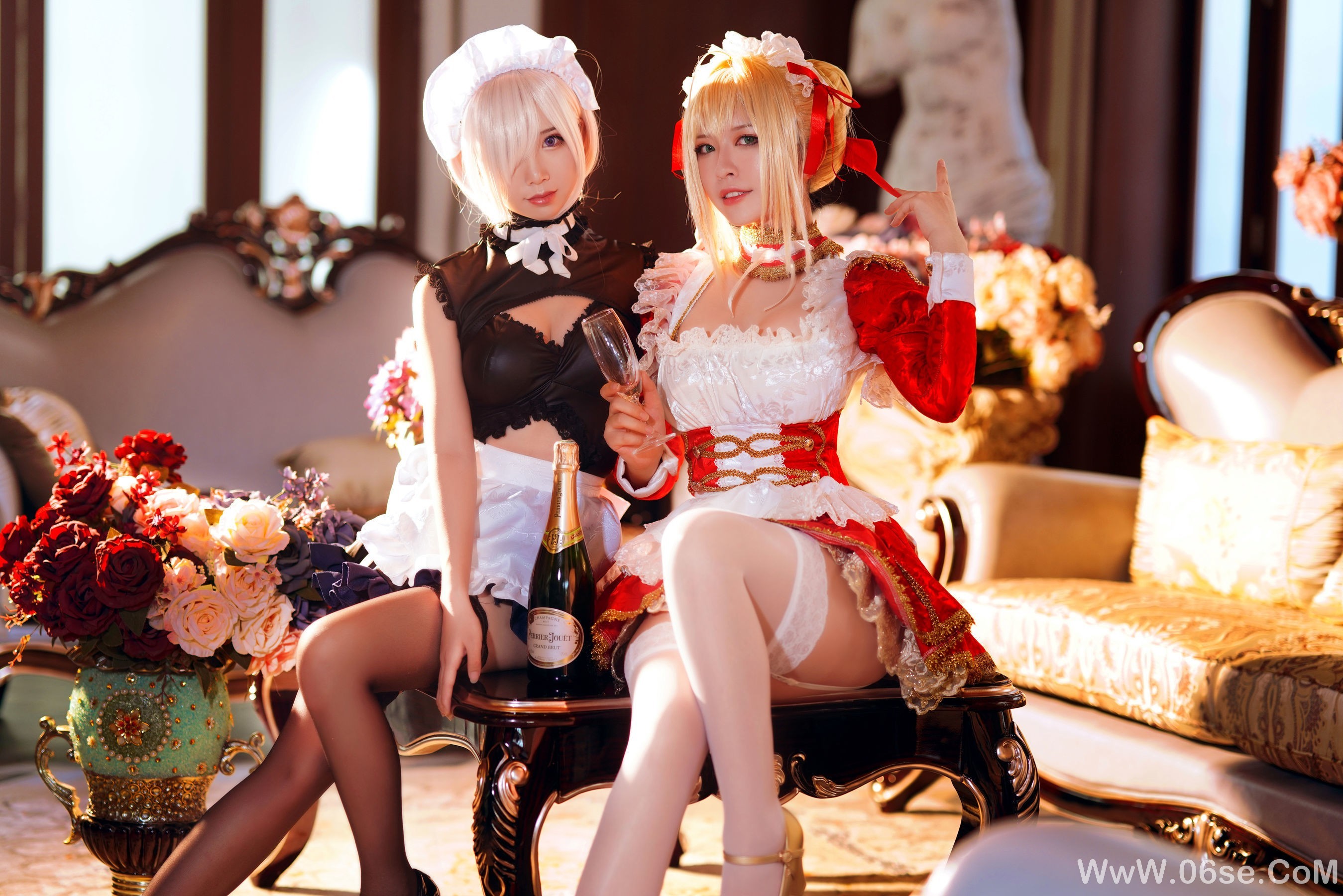 图片[4]-半半子&面饼仙儿 Claudius x Kyrielight Maid[22P]-六色网