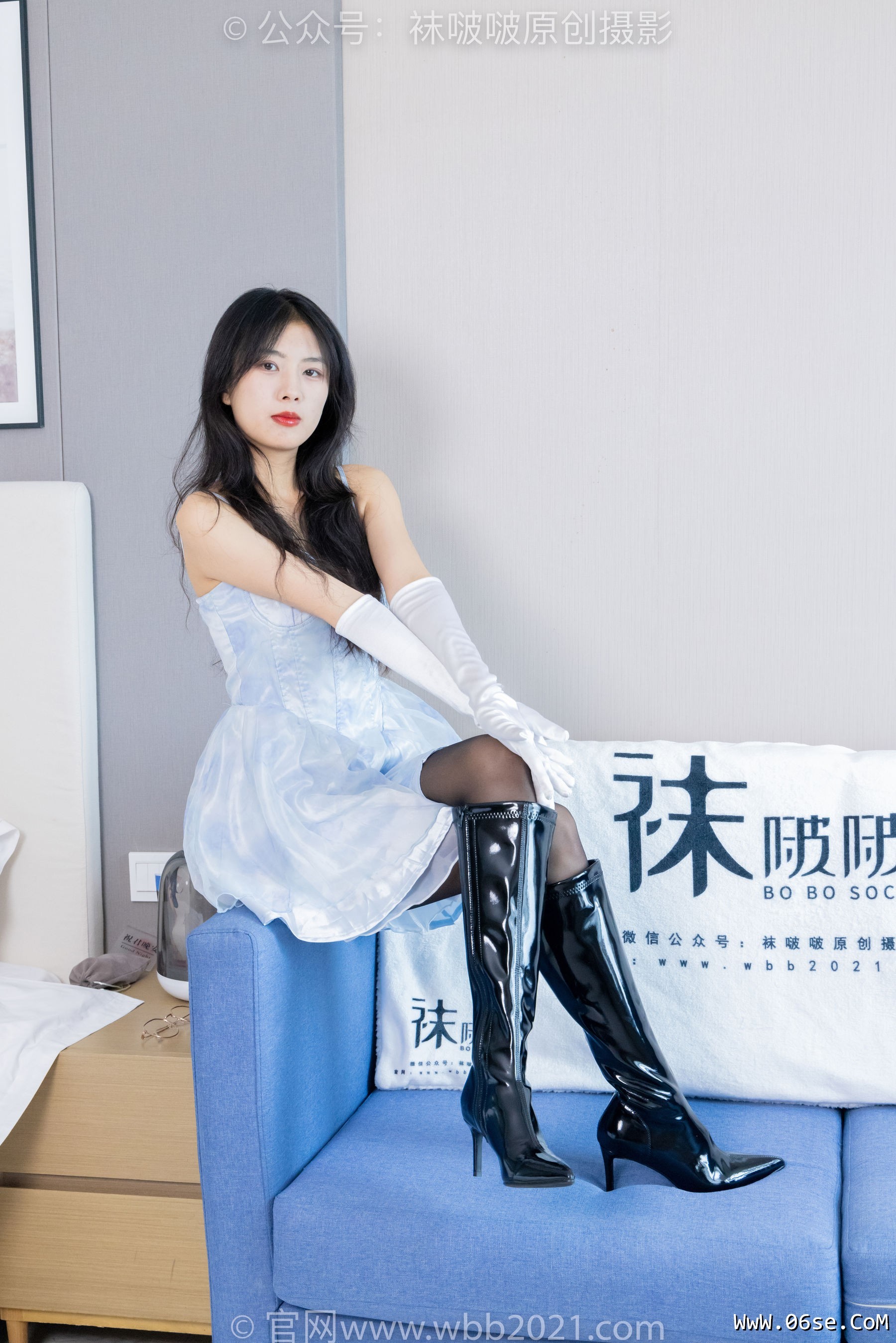 图片[59]-BoBoSocks袜啵啵 No.427 奶油 -两双长靴、黑丝[149P]-六色网