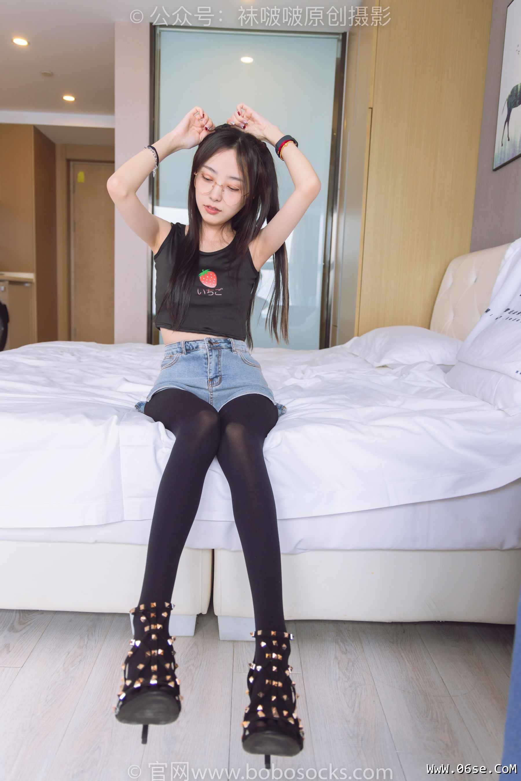 图片[89]-BoBoSocks袜啵啵 No.192 稚予-高跟鞋、黑色五指袜[139P]-六色网