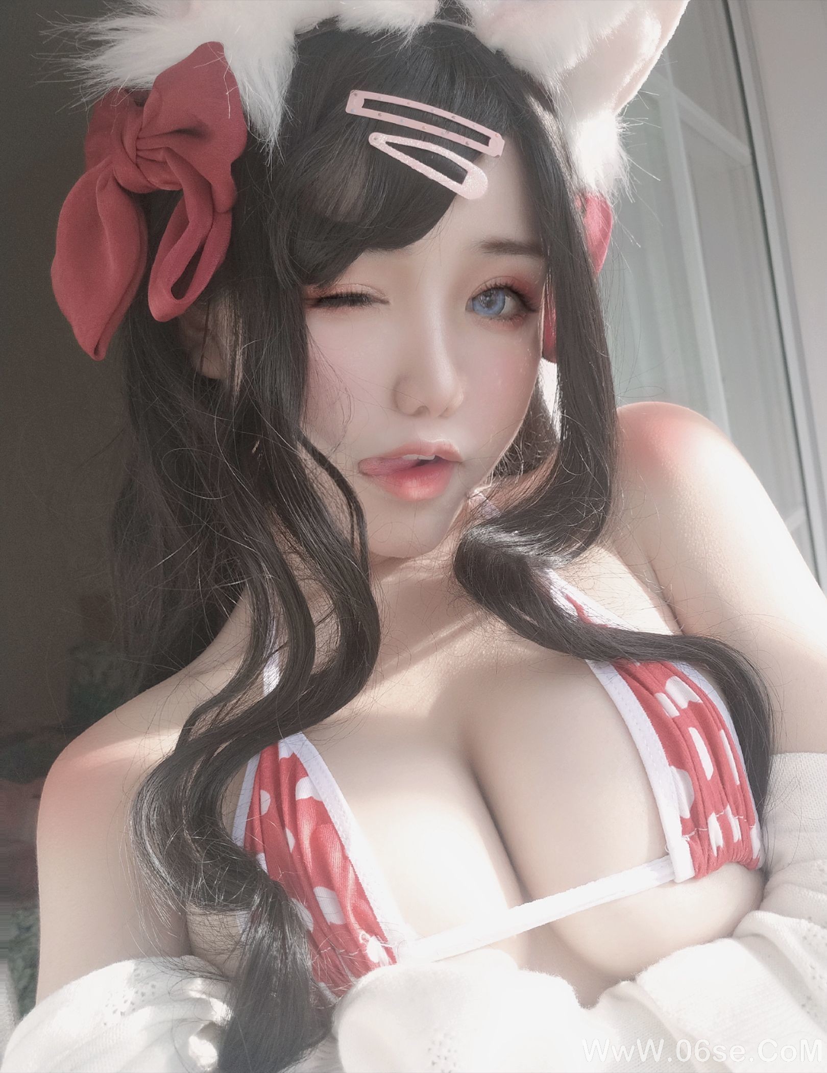 图片[6]-一笑芳香沁写真 窗与宠物猫[25P]-六色网
