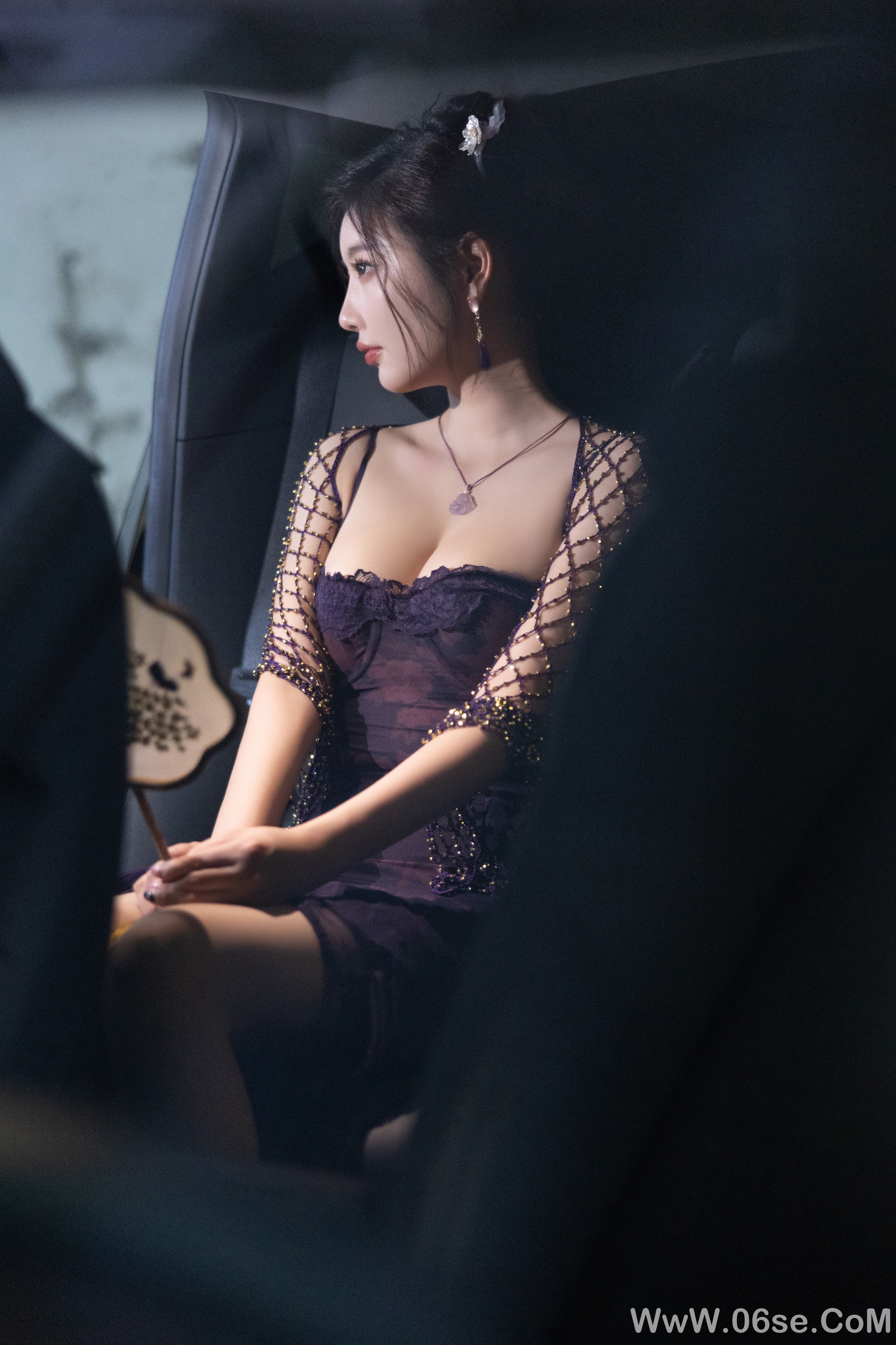 图片[2]-杨晨晨Yome – 性感连衣裙[100P]-六色网