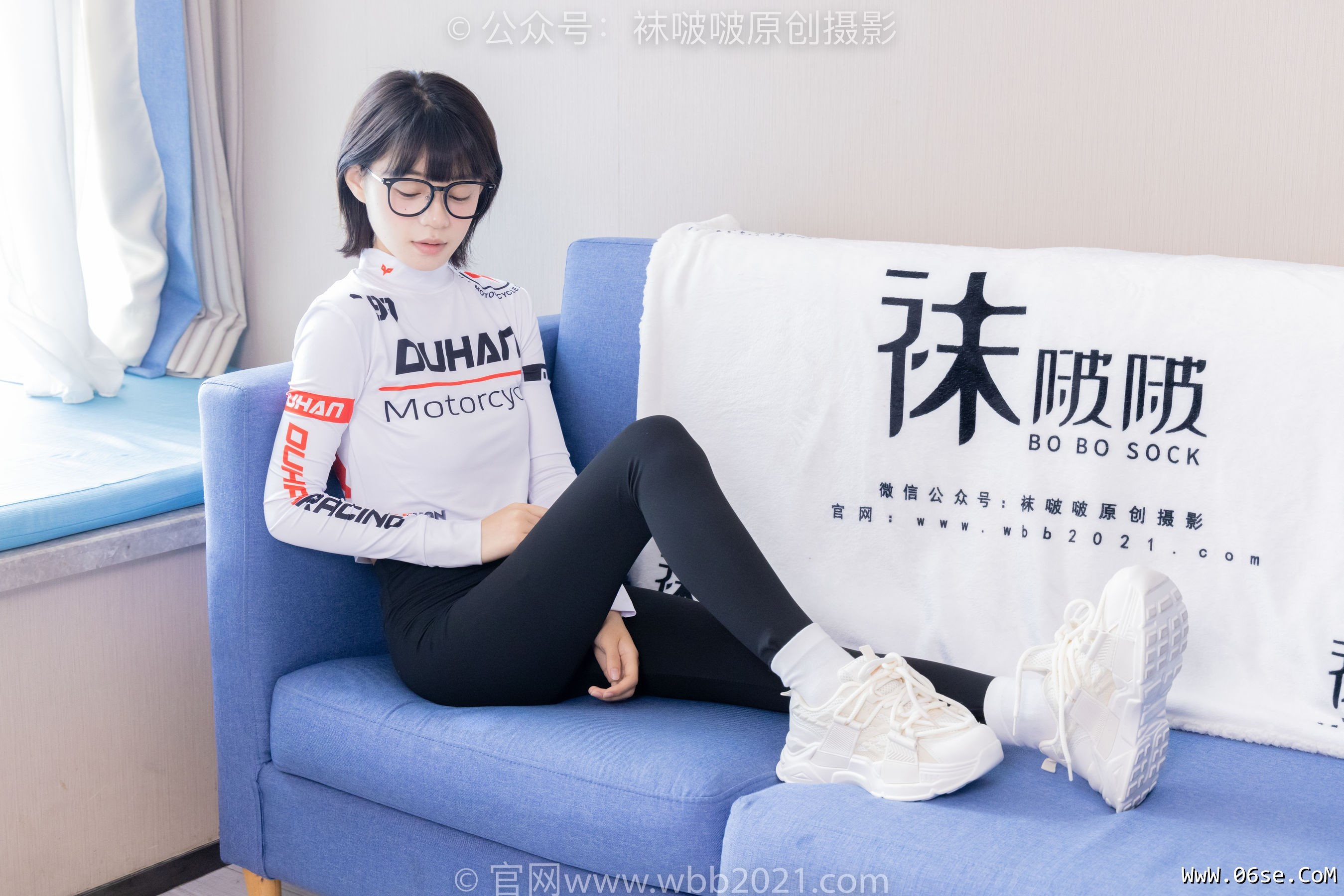图片[84]-BoBoSocks袜啵啵 No.410 糯米 -运动鞋、白棉袜、肉丝、瑜伽裤裤里丝[145P]-六色网