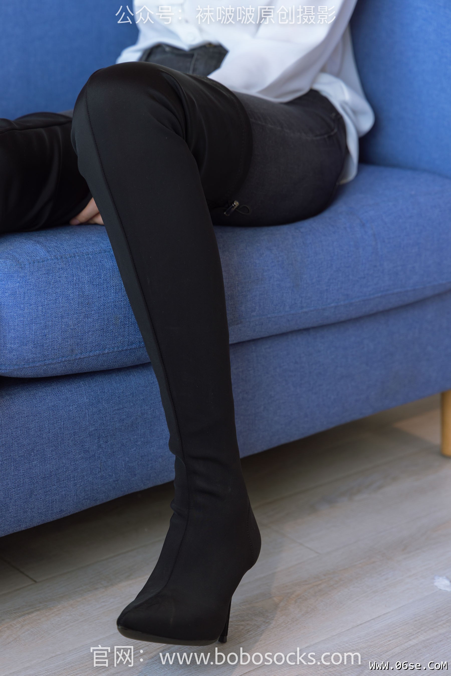 图片[55]-BoBoSocks袜啵啵 No.158 小甜豆-高跟长靴、白棉袜、裸足[136P]-六色网