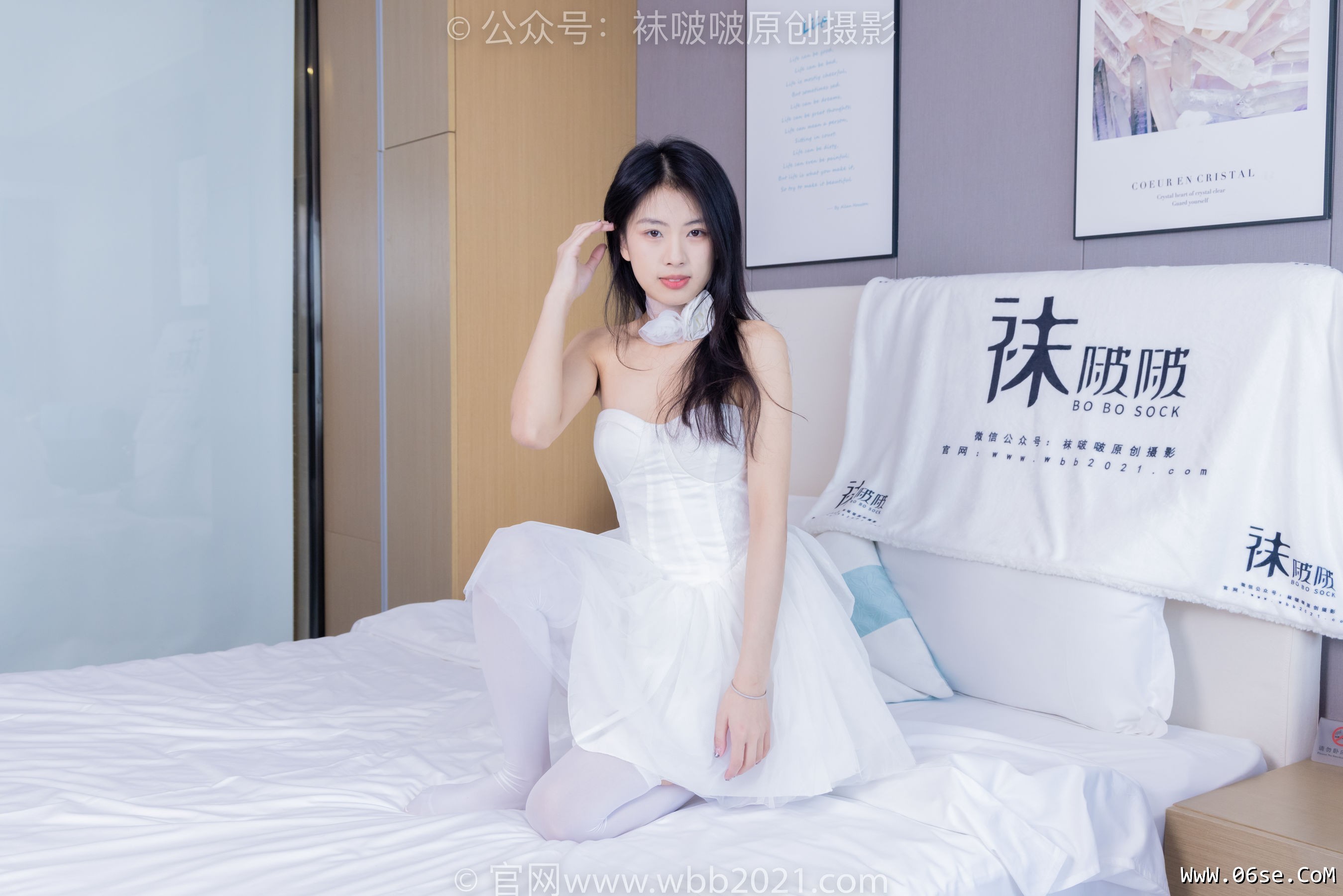 图片[187]-BoBoSocks袜啵啵 No.409 奶油 -两双高跟鞋、厚白丝大腿袜、裸足[198P]-六色网