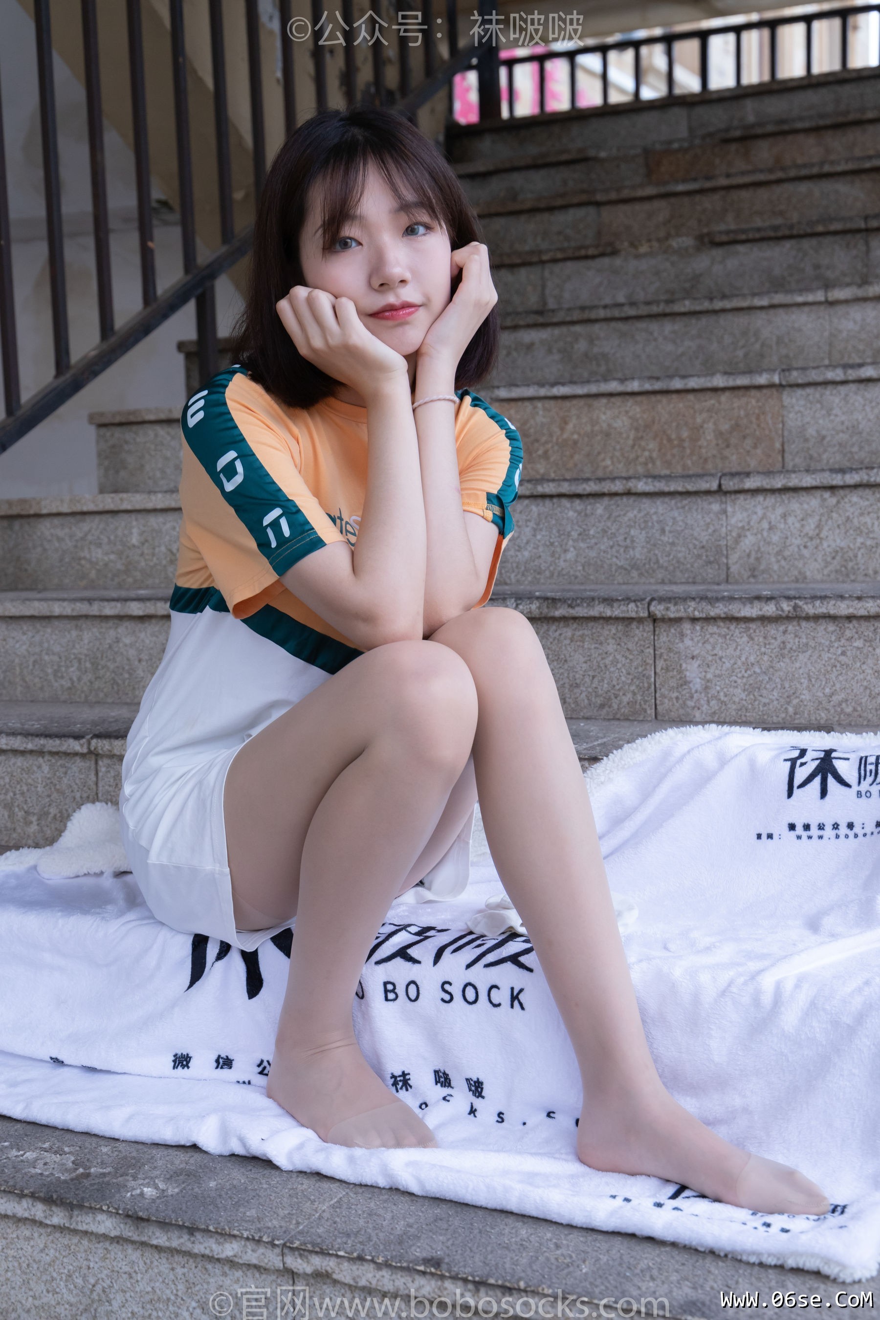 图片[95]-BoBoSocks袜啵啵 No.069 小甜豆-vans板鞋、白棉袜、肉丝[135P]-六色网