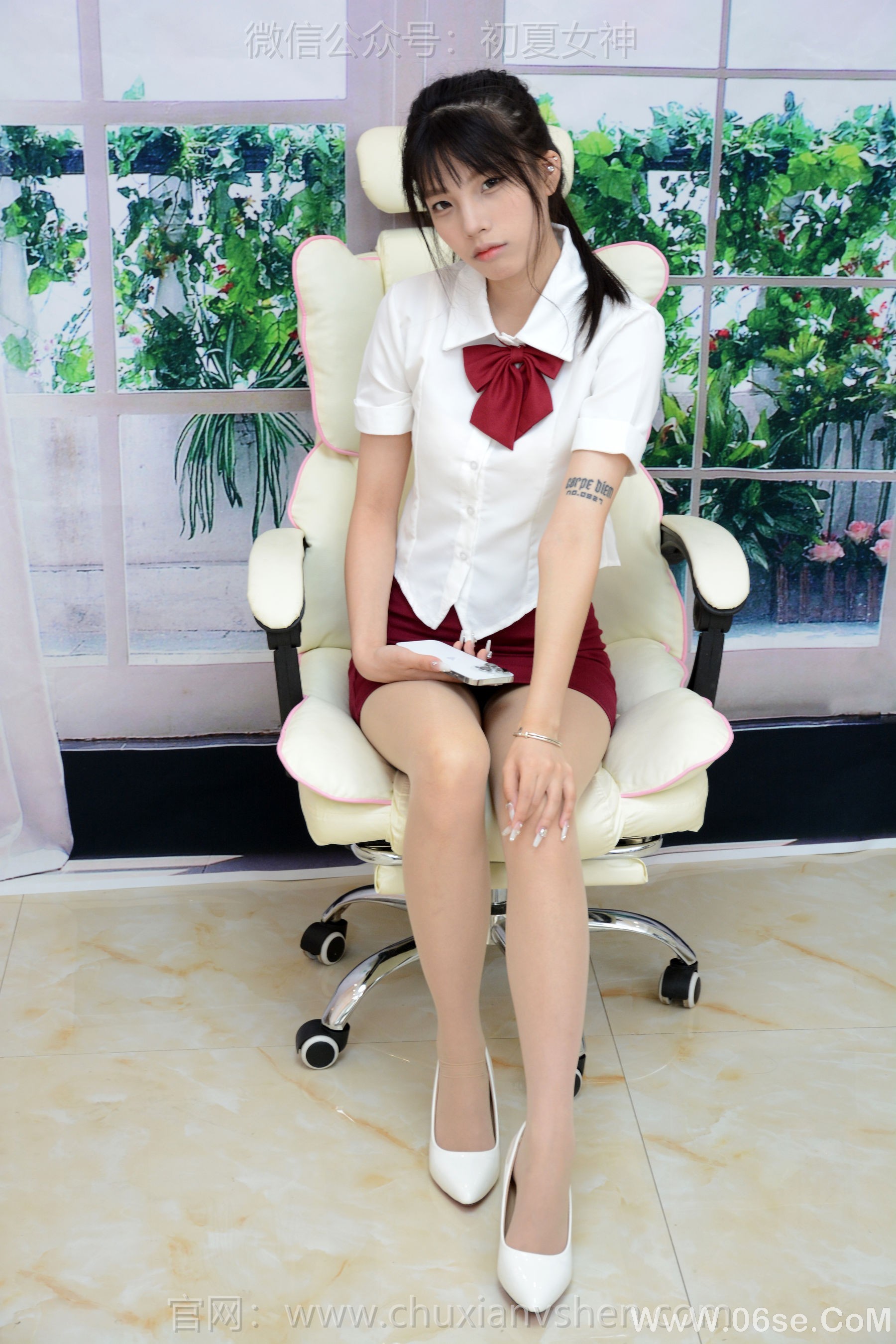 图片[13]-初夏女神 No.251 番茄 学院小御[100P]-六色网