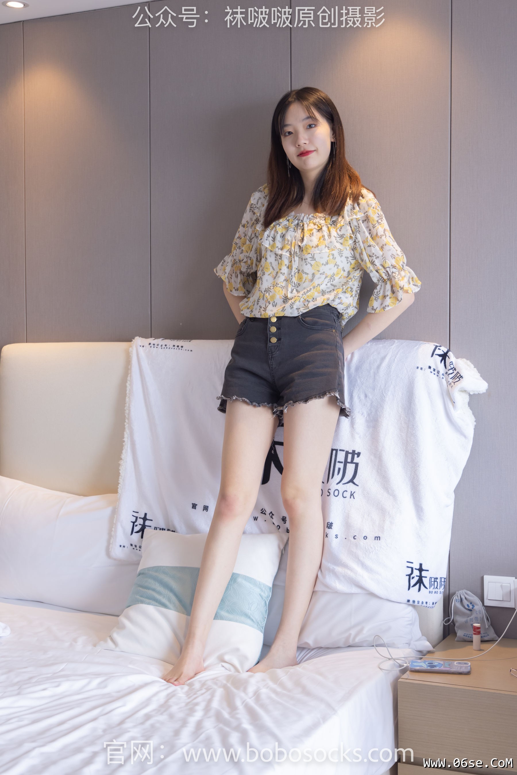图片[76]-BoBoSocks袜啵啵 No.136 小甜豆-高跟长靴、白棉袜、裸足[200P]-六色网