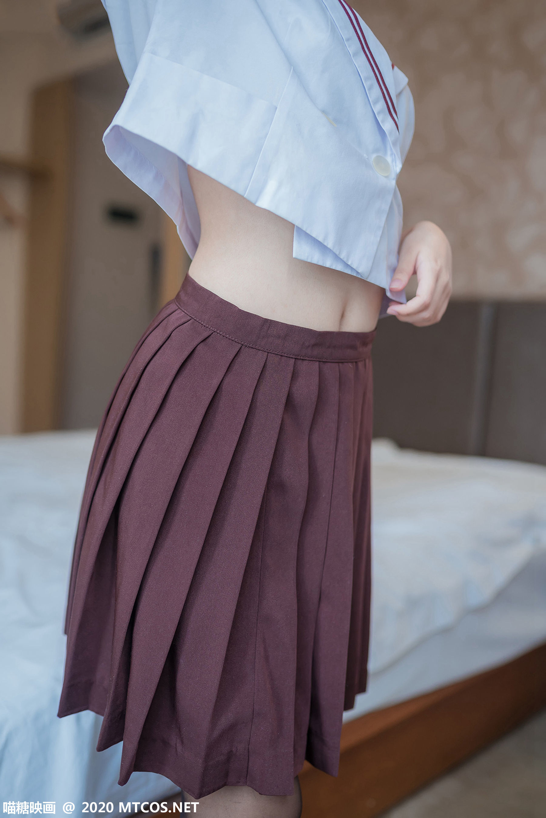 图片[36]-[喵糖映画] JKL.015 灰裙JK制服 [45P]-六色网