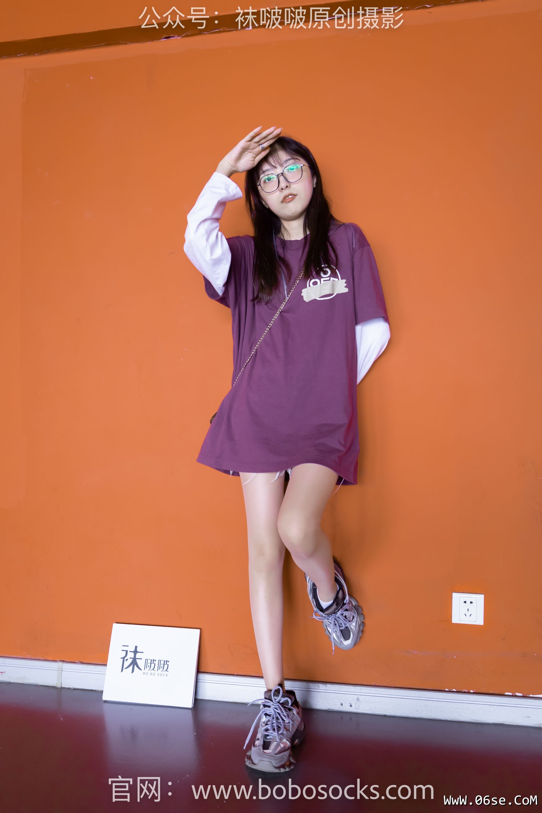 图片[17]-BoBoSocks袜啵啵 积分限定作品010 稚予-巴黎世家运动鞋、白棉袜、肉丝[144P]-六色网