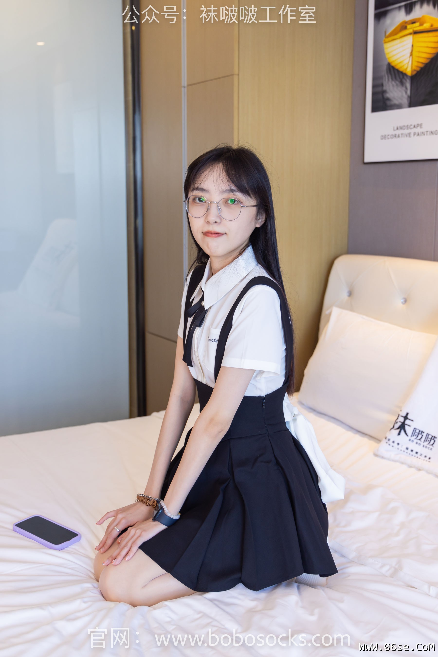 图片[118]-BoBoSocks袜啵啵 No.121 稚予-高跟鞋、白棉袜、肉丝[140P]-六色网