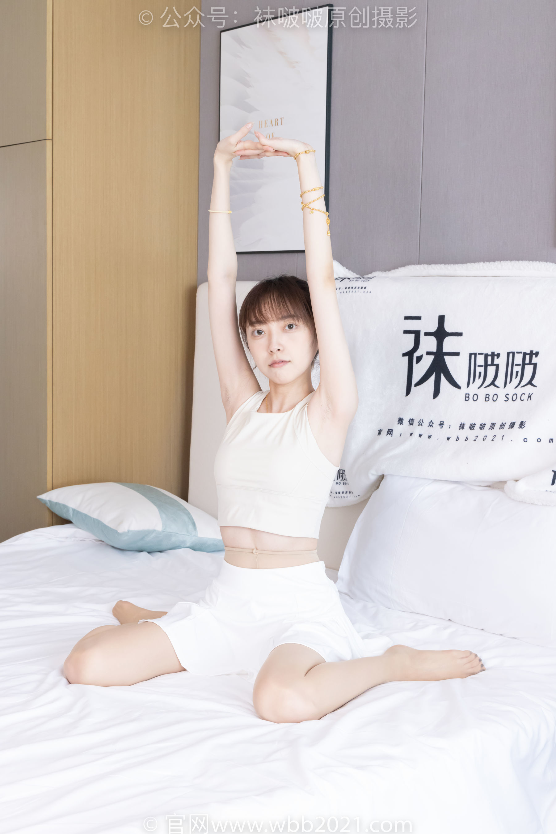 图片[104]-BoBoSocks袜啵啵 No.424 稚予 -运动鞋、白棉袜、肉丝、腰丝[140P]-六色网