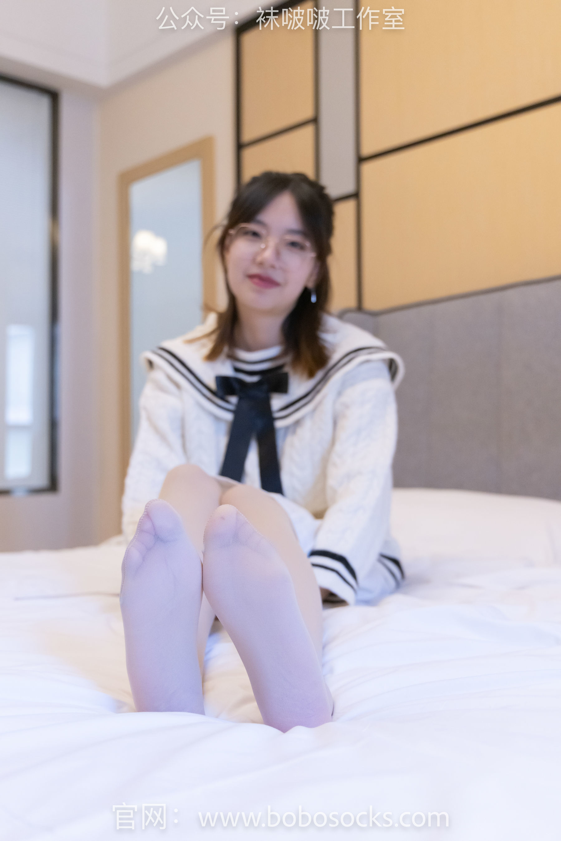 图片[134]-BoBoSocks袜啵啵 No.117 小甜豆-黑皮鞋、厚肉丝[135P]-六色网
