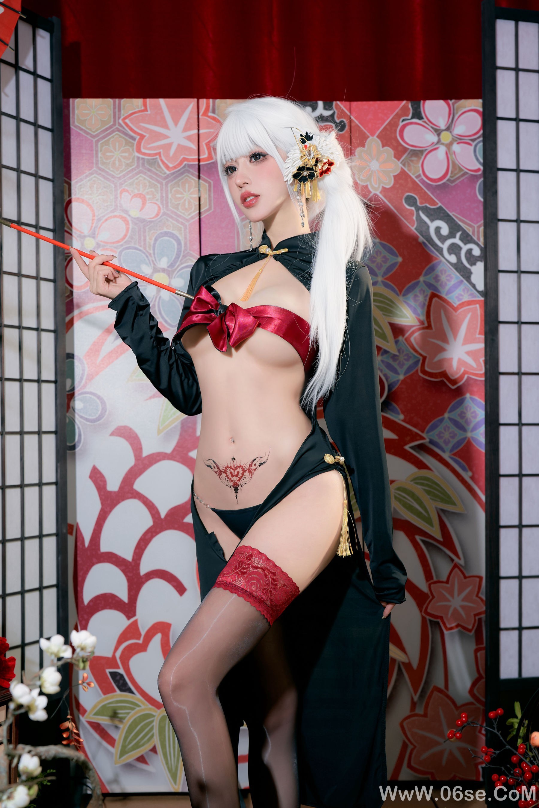 图片[31]-斗鱼 米线线sama 写真 – 2025新年特辑[40P]-六色网