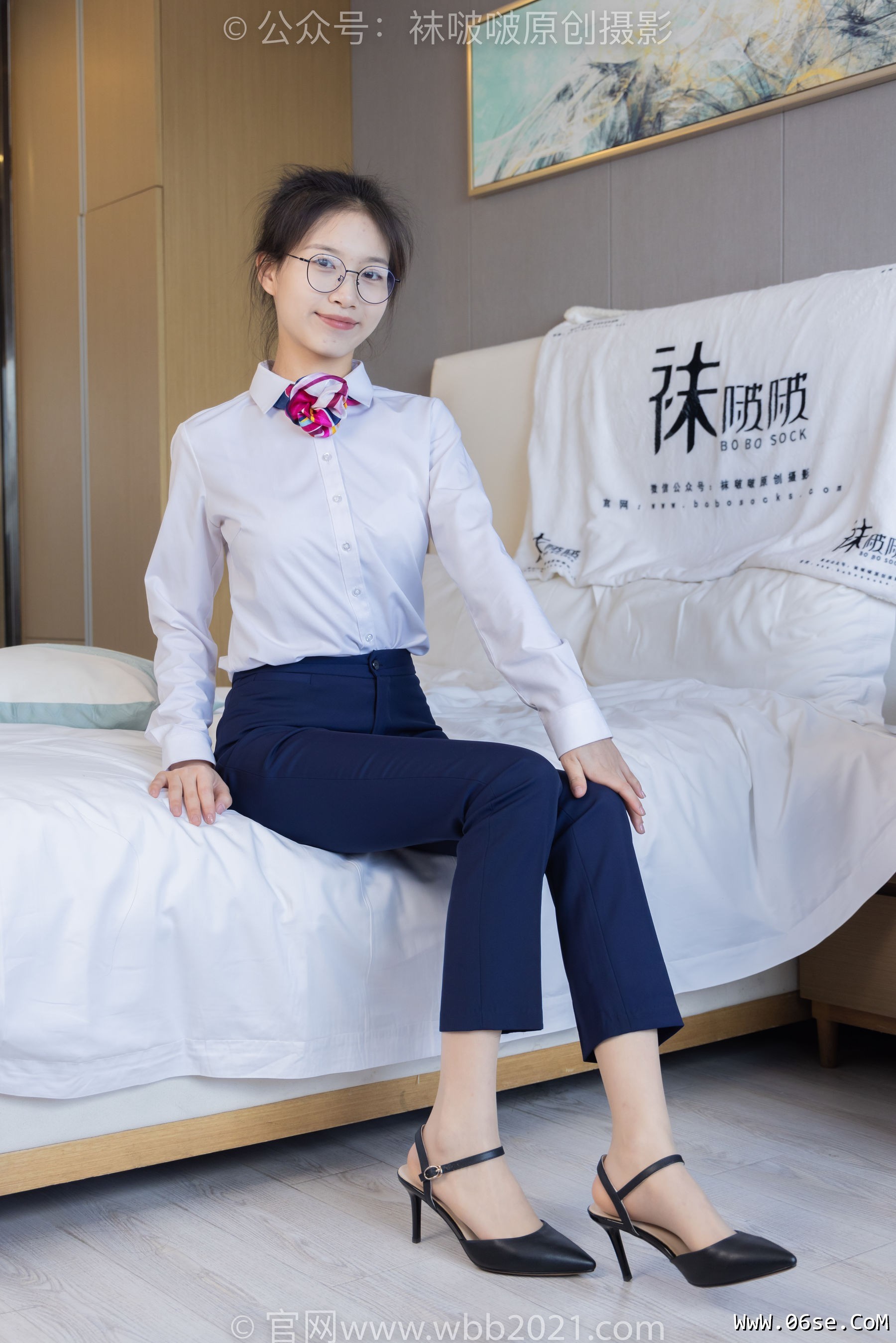 图片[58]-BoBoSocks袜啵啵 No.401 芝士 -高跟鞋、肉丝、裸足[145P]-六色网