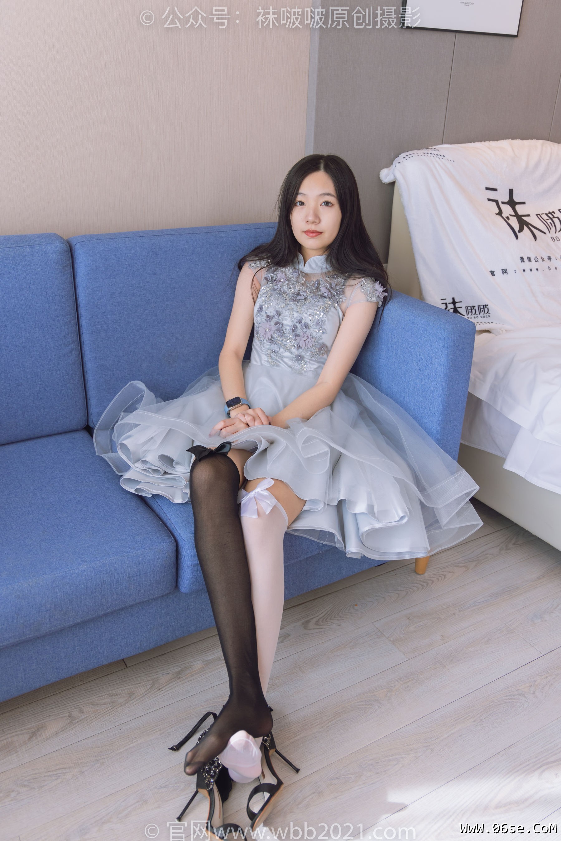 图片[97]-BoBoSocks袜啵啵 No.356 小甜豆 -高跟鞋、黑白丝大腿袜[150P]-六色网
