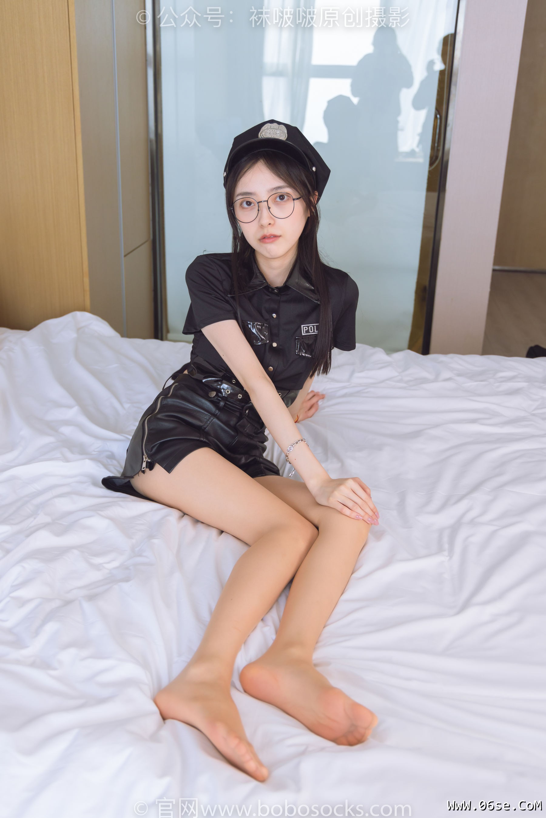 图片[19]-BoBoSocks袜啵啵 No.198 稚予-皮鞋、黑色小腿袜、高跟鞋、肉丝[138P]-六色网