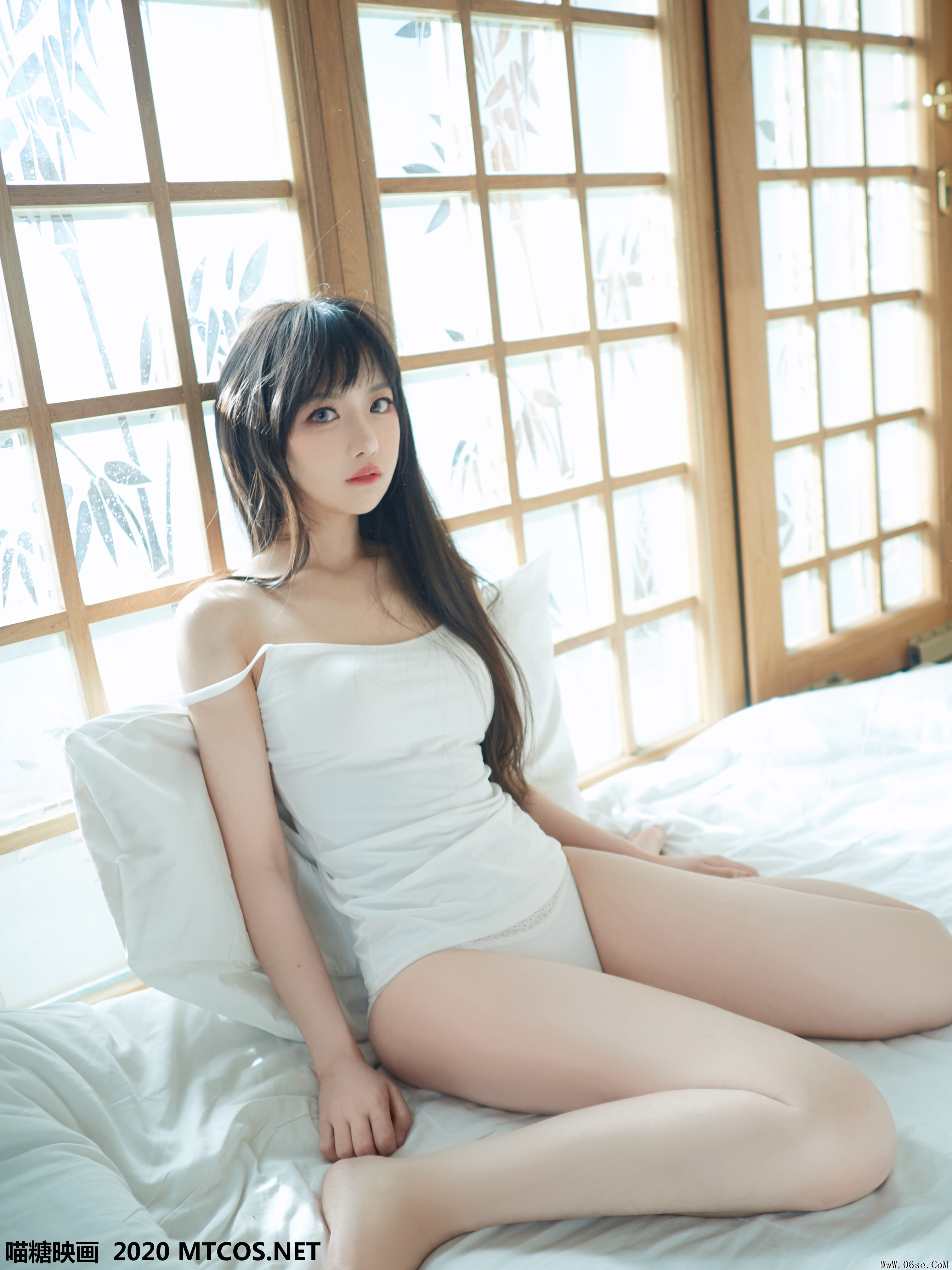 图片[21]-喵糖映画 VOL.143 日系白T私房[35P／180M]-六色网