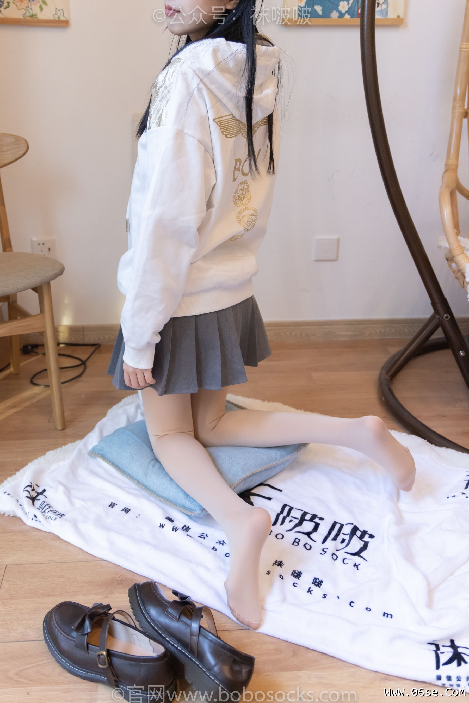 图片[122]-BoBoSocks袜啵啵 No.047 稚予-皮鞋、厚肉丝[131P]-六色网