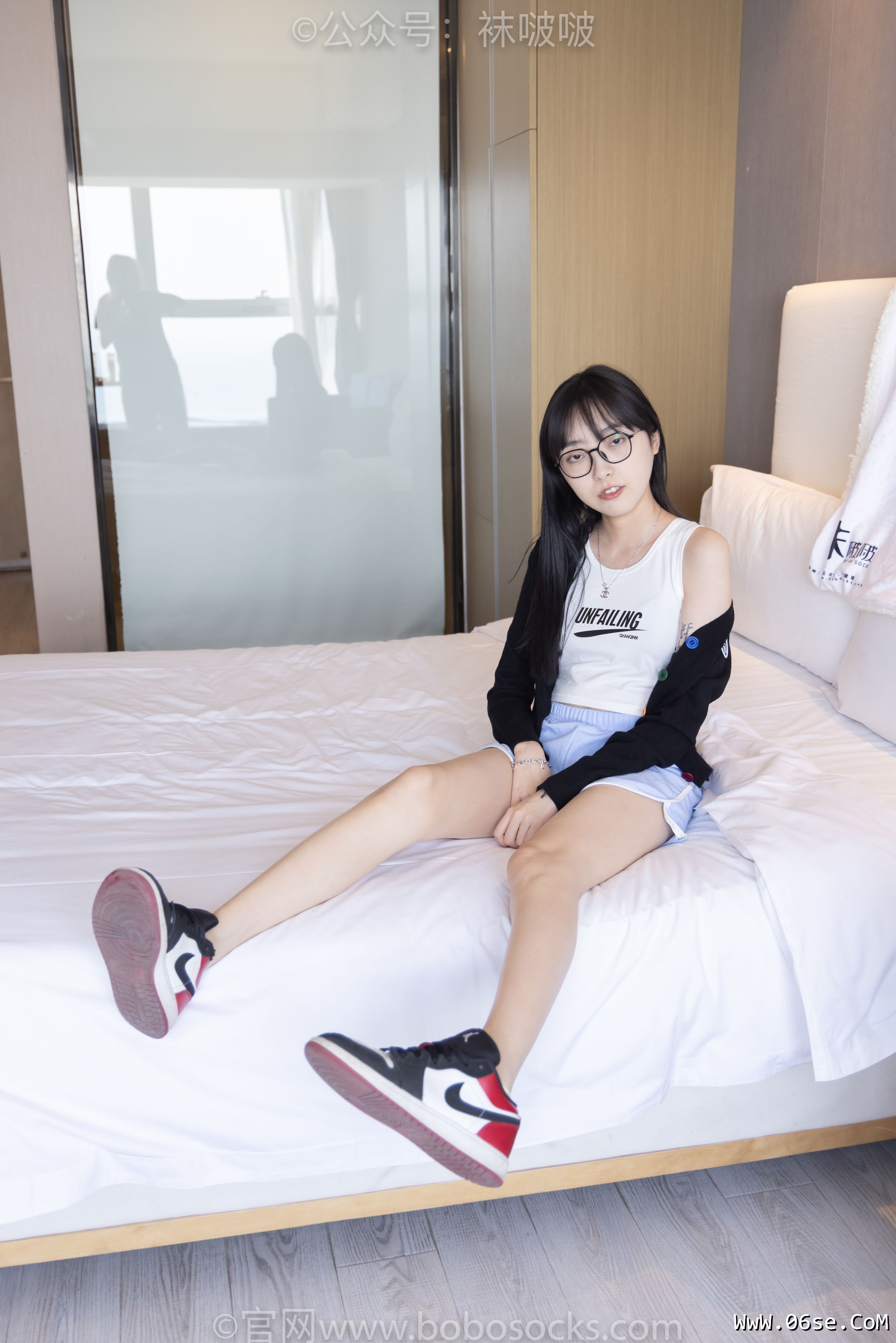 图片[103]-BoBoSocks袜啵啵 No.081 稚予- AJ、浅黄色短棉袜、浅蓝色短棉袜、裸足[145P]-六色网