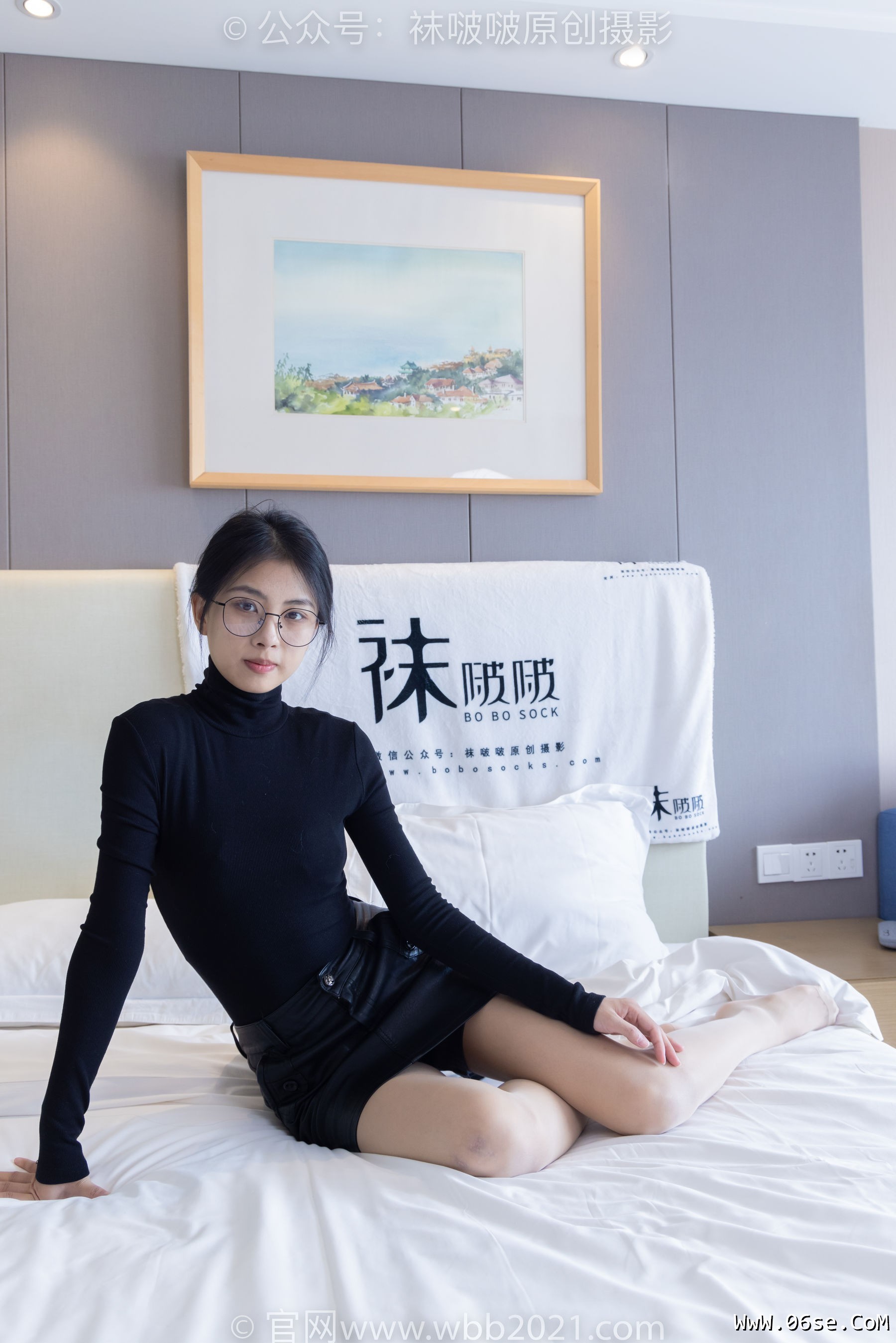 图片[123]-BoBoSocks袜啵啵 No.342 奶油 -平底鞋、肉丝、老头乐挠脚心剧情[140P]-六色网