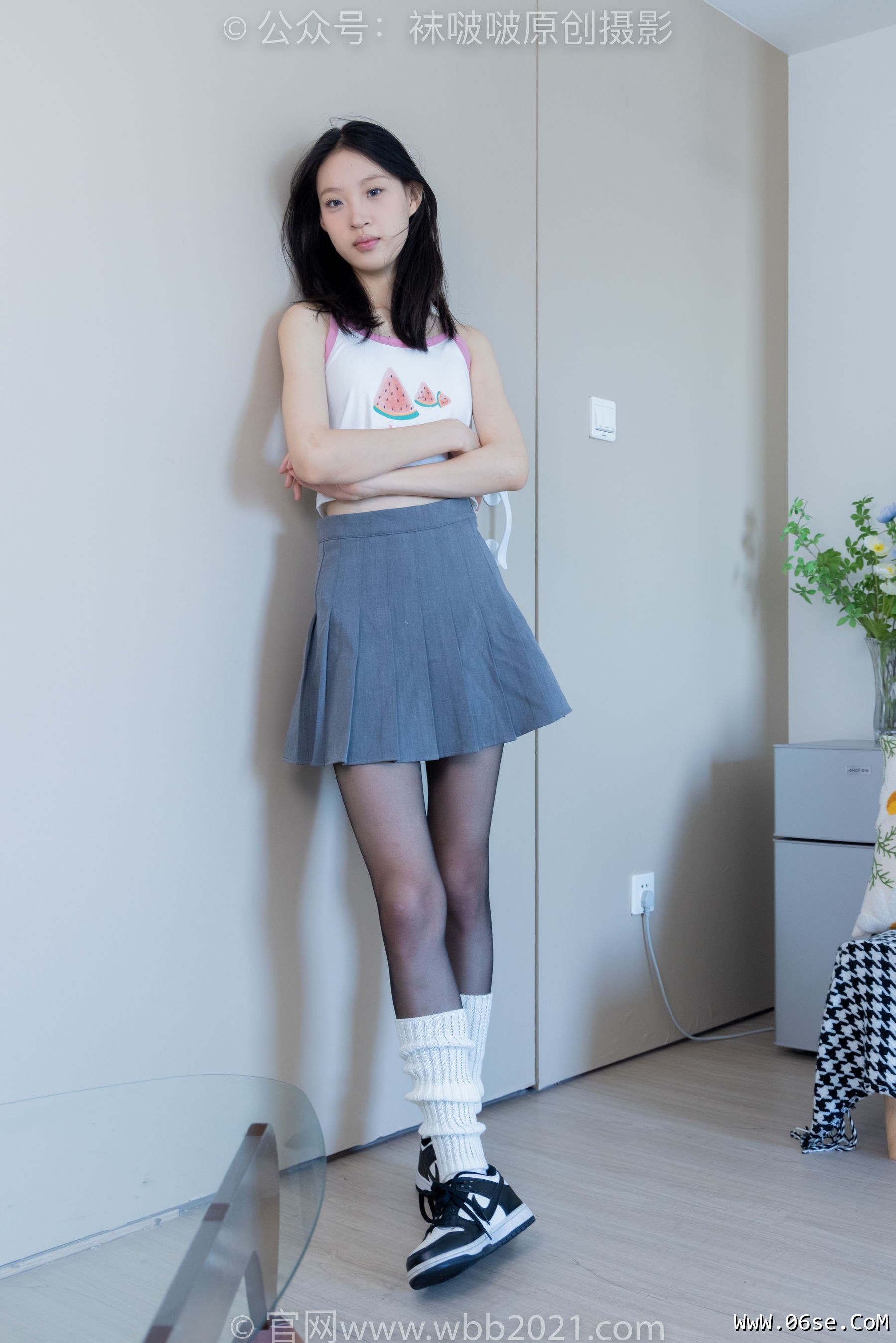 图片[46]-BoBoSocks袜啵啵 No.333 雪糕 -板鞋、白棉袜、黑丝、堆堆袜套[140P]-六色网