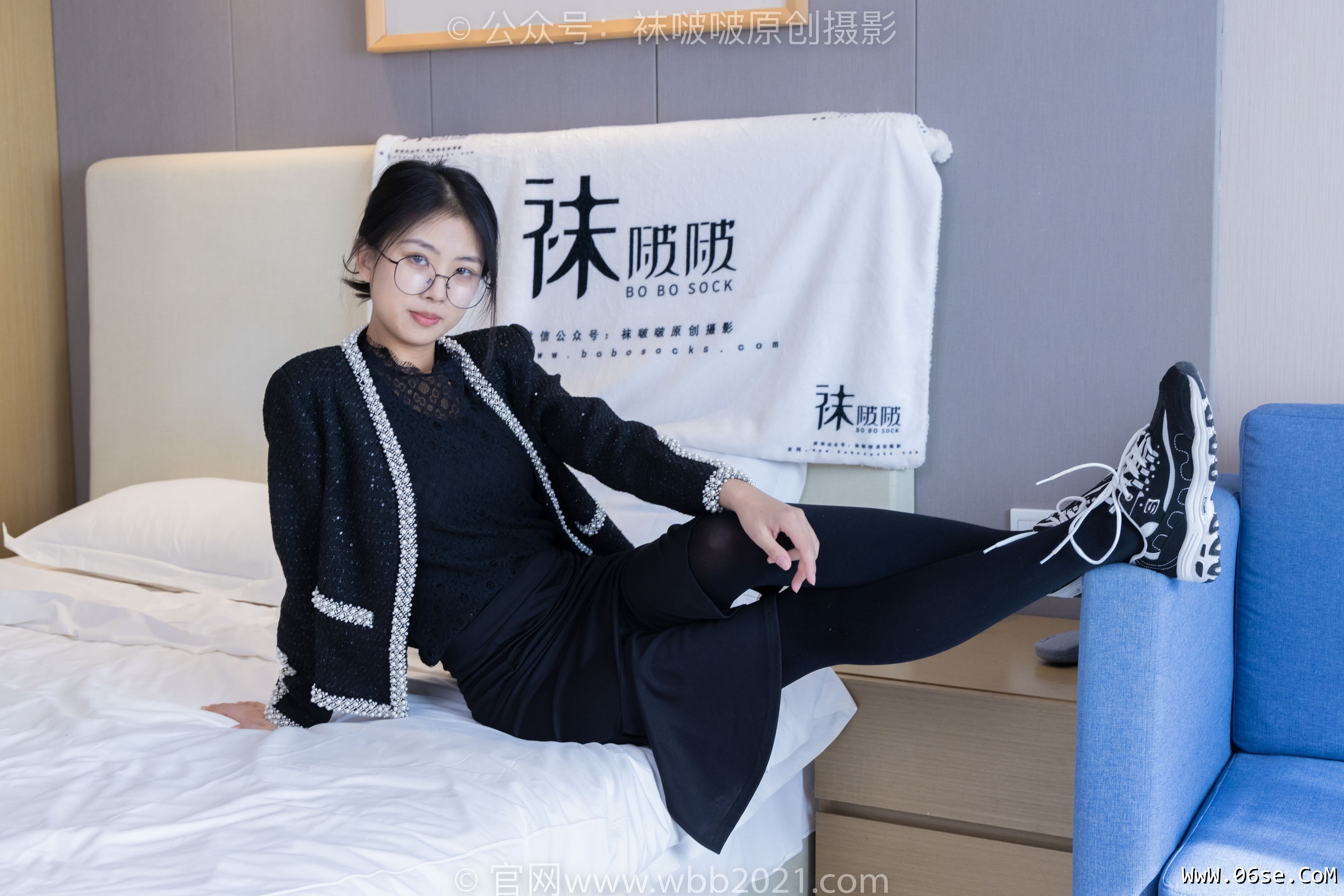 图片[18]-BoBoSocks袜啵啵 No.378 奶油 -短靴、运动鞋、厚黑丝、厚灰丝[190P]-六色网