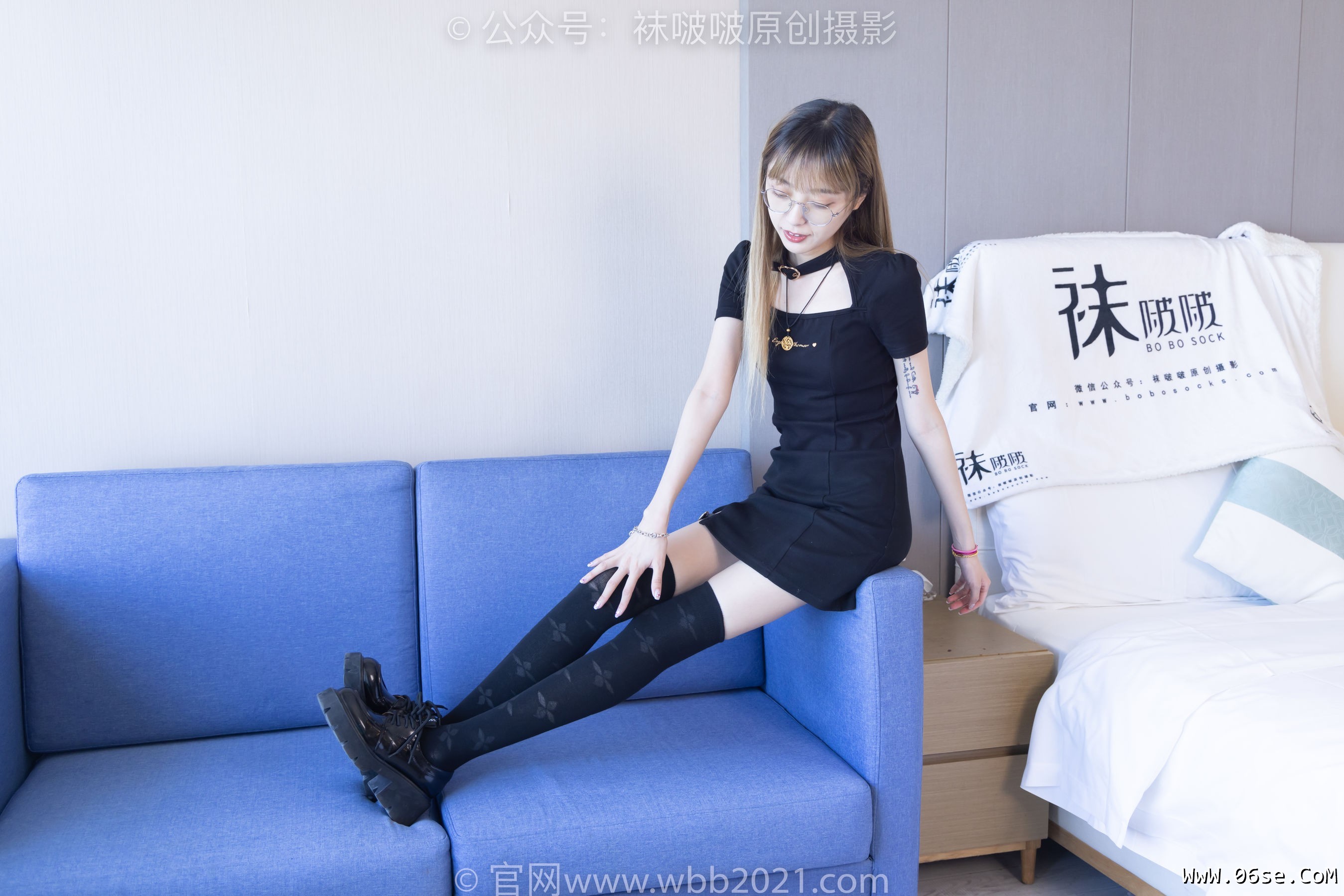 图片[68]-BoBoSocks袜啵啵 No.270 稚予 -高跟鞋、皮鞋、厚黑丝、黑色大腿棉袜[149P]-六色网