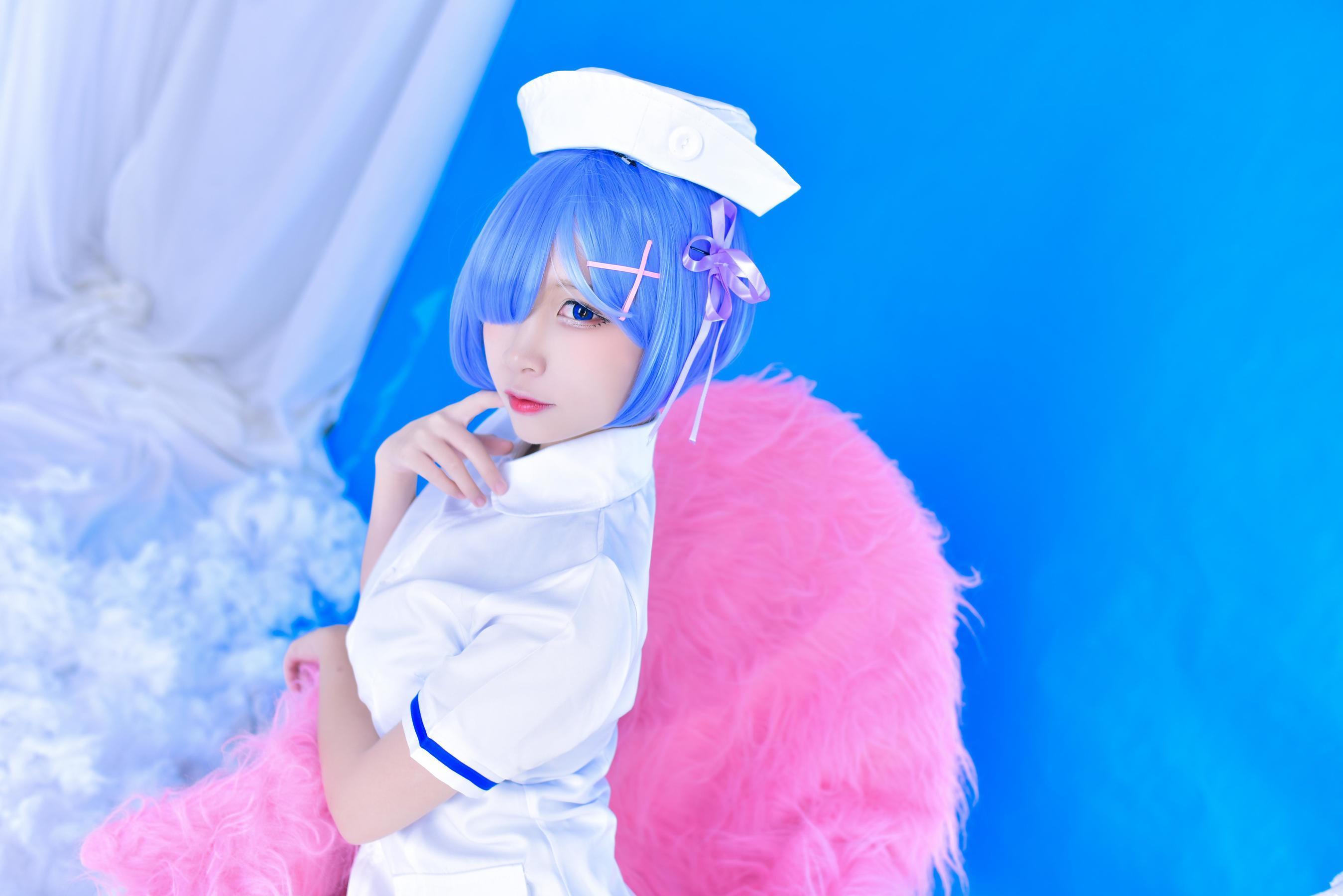 图片[11]-人气Coser二佐Nisa 蕾姆护士[31P]-六色网