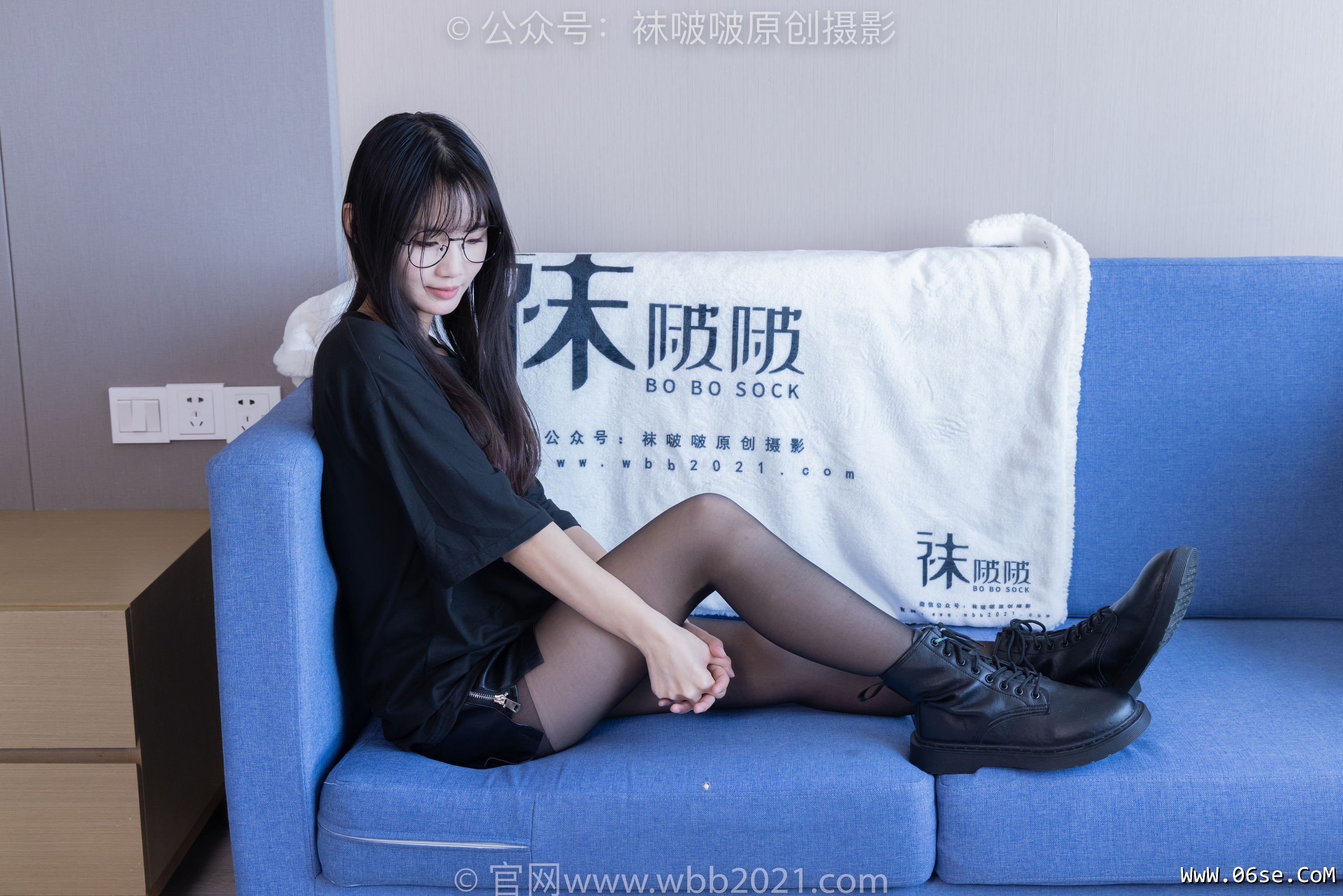 图片[65]-BoBoSocks袜啵啵 No.406 甜甜圈 -马丁靴、黑丝[150P]-六色网