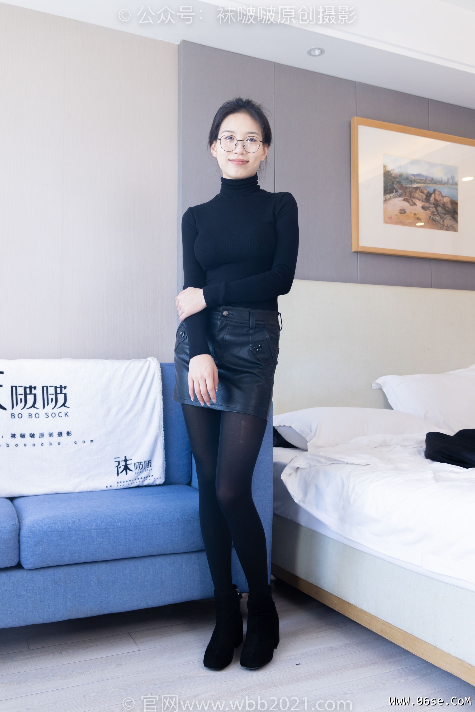 图片[64]-BoBoSocks袜啵啵 No.365 芝士 -短靴、平底鞋、厚黑丝、厚灰丝[140P]-六色网