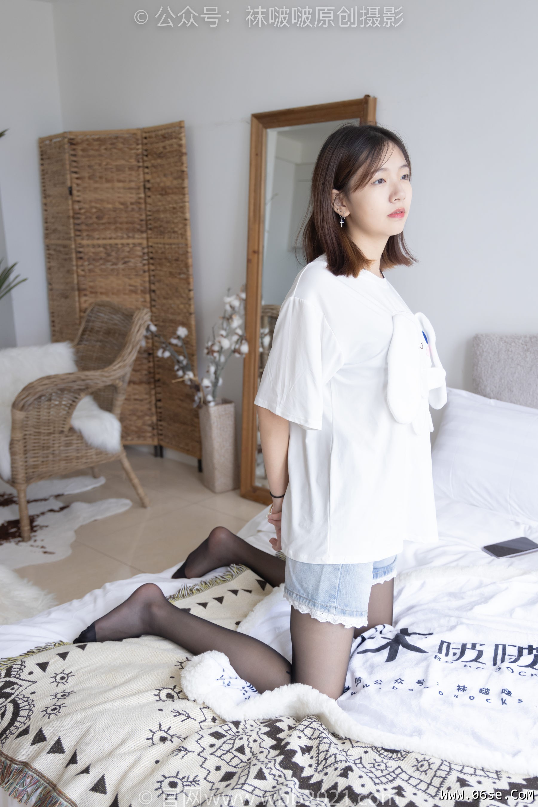 图片[116]-BoBoSocks袜啵啵 No.233 小甜豆-板鞋、黑丝[142P]-六色网