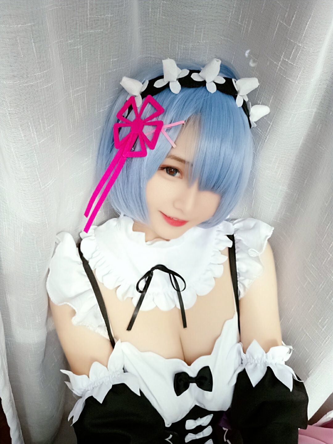 图片[32]-二次元美女古川kagura 蕾姆女仆[33P]-六色网