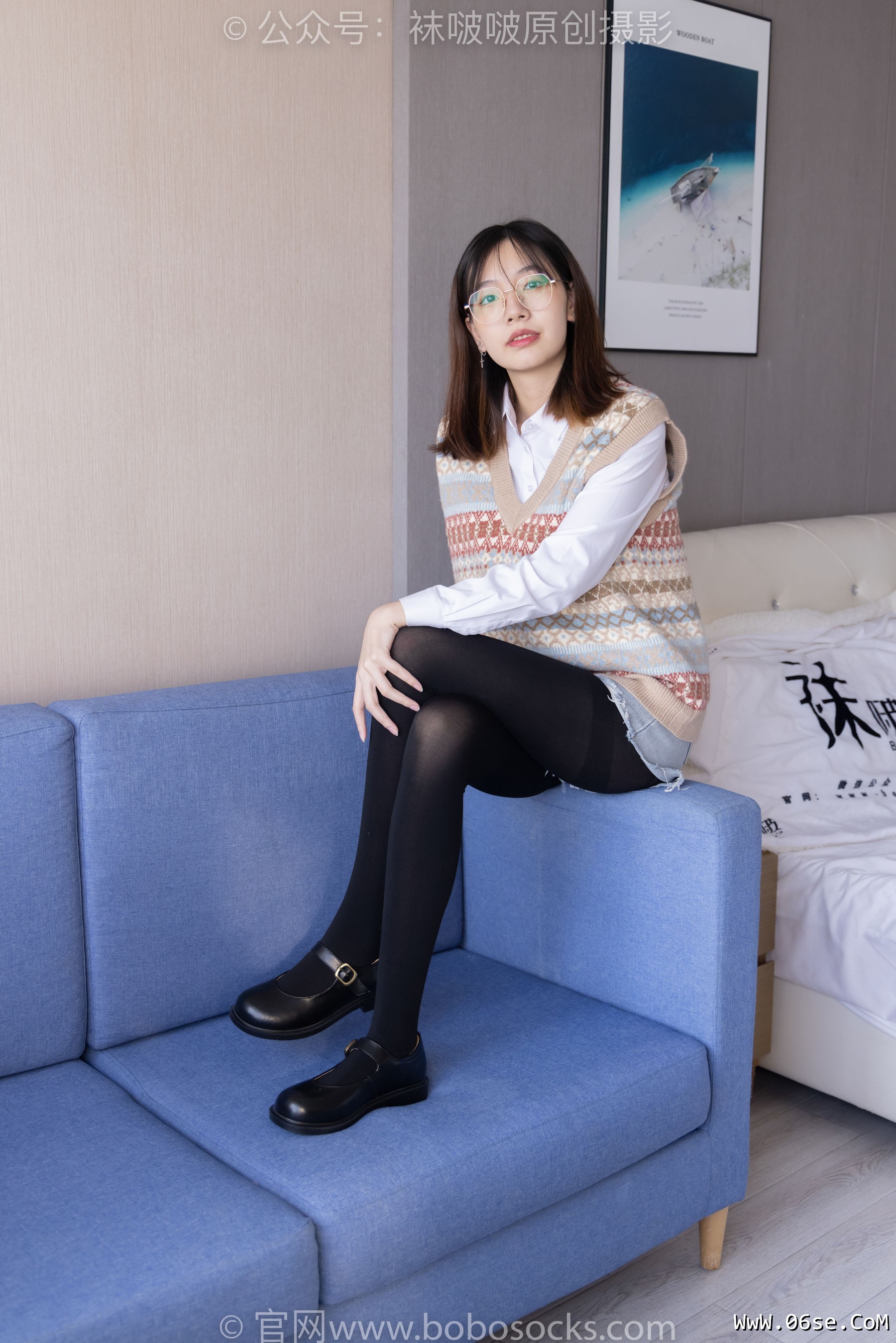 图片[80]-BoBoSocks袜啵啵 No.169 小甜豆-黑皮鞋、厚黑丝、厚肉丝[145P]-六色网