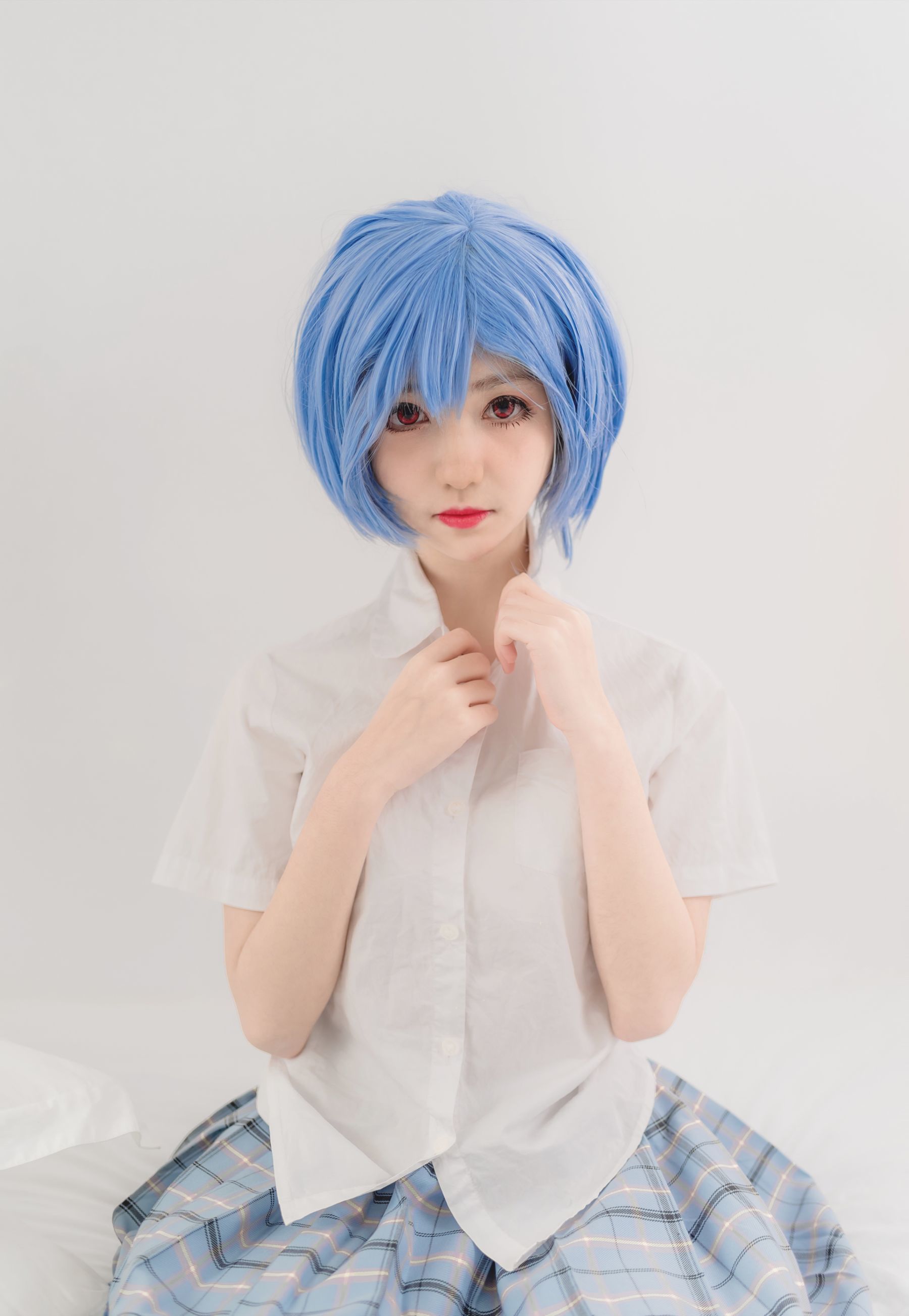 动漫博主南桃Momoko 绫波丽制服[23P]-六色网