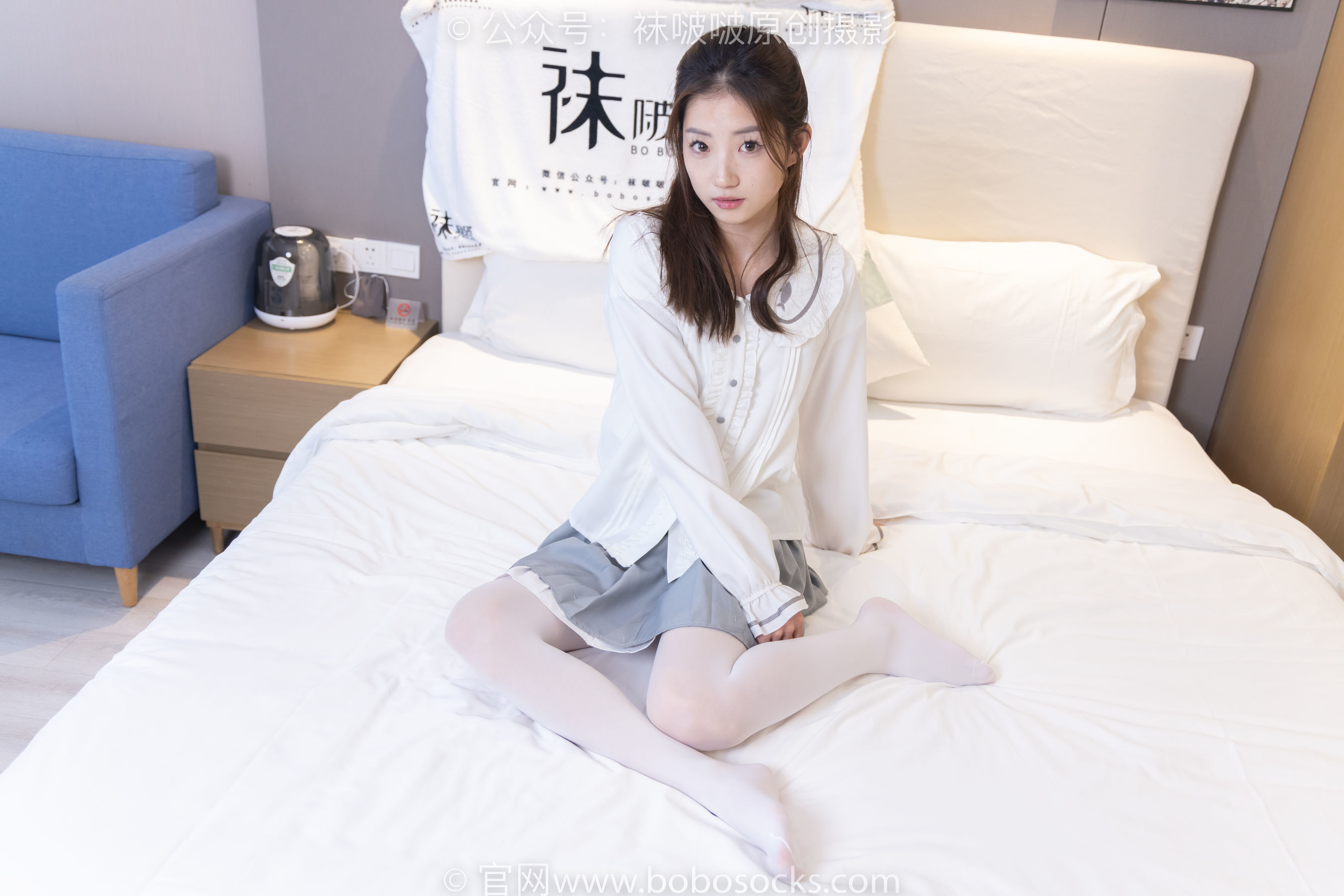 图片[42]-BoBoSocks袜啵啵 No.211 小沫 -高跟鞋、厚白丝[142P]-六色网