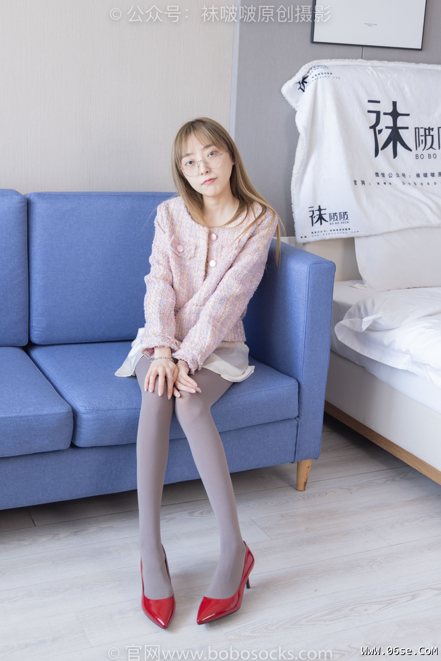 图片[129]-BoBoSocks袜啵啵 No.225 稚予-两双高跟鞋、厚灰丝[150P]-六色网