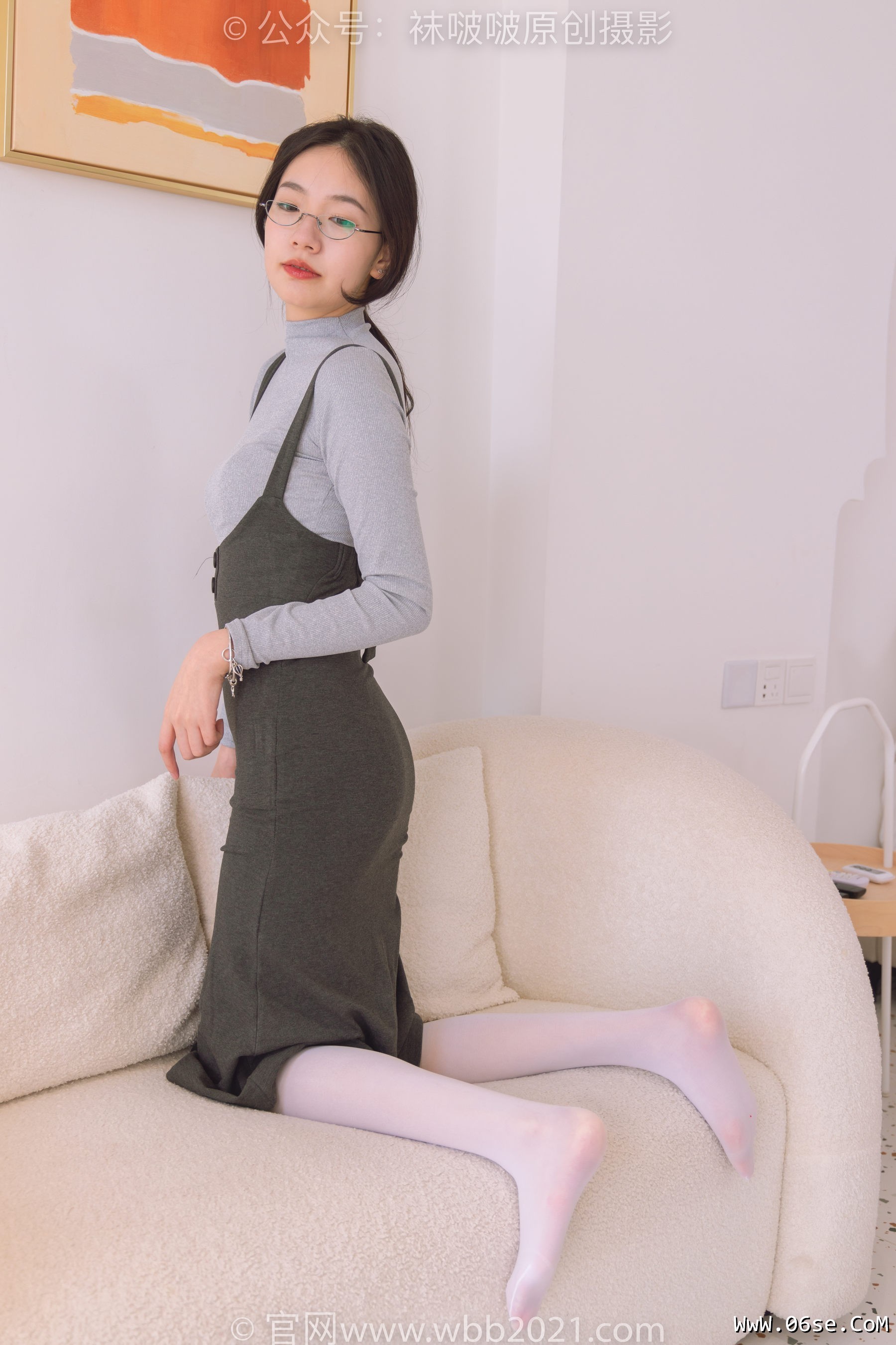 图片[126]-BoBoSocks袜啵啵 No.242 小甜豆-高跟鞋、厚白丝[140P]-六色网
