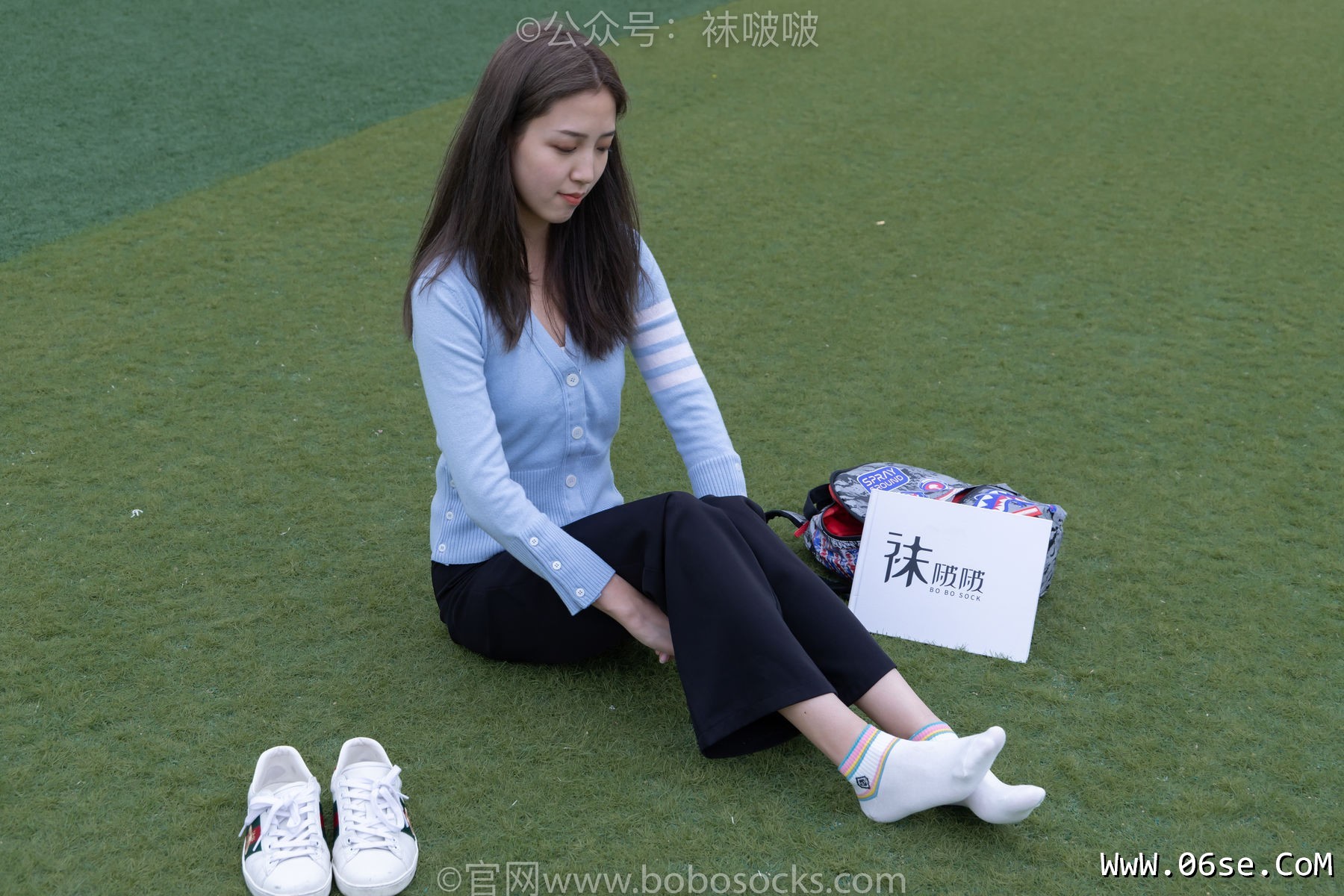 图片[51]-BoBoSocks袜啵啵 No.021 泡芙-板鞋、白棉袜、裸足[131P]-六色网