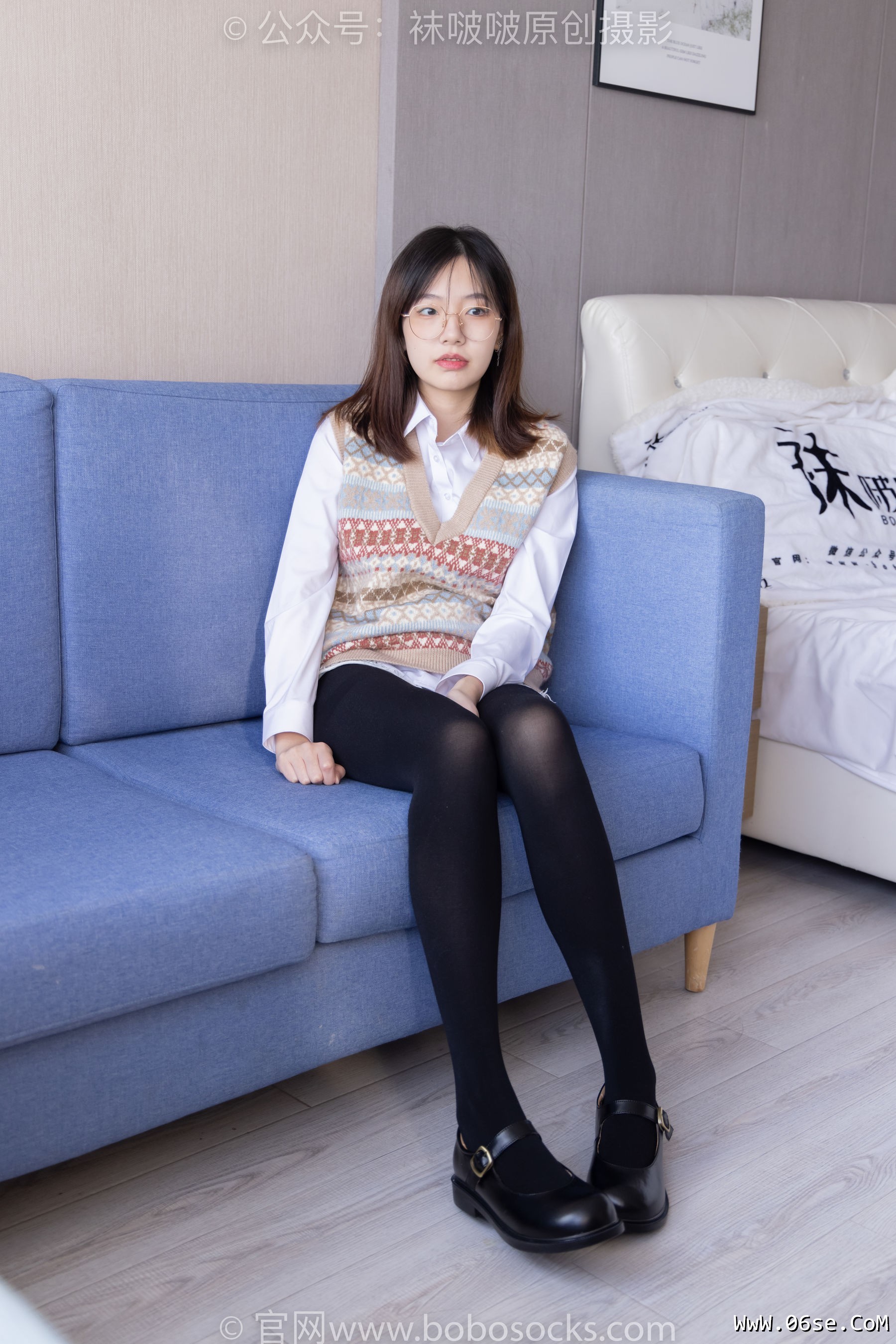 图片[59]-BoBoSocks袜啵啵 No.169 小甜豆-黑皮鞋、厚黑丝、厚肉丝[145P]-六色网