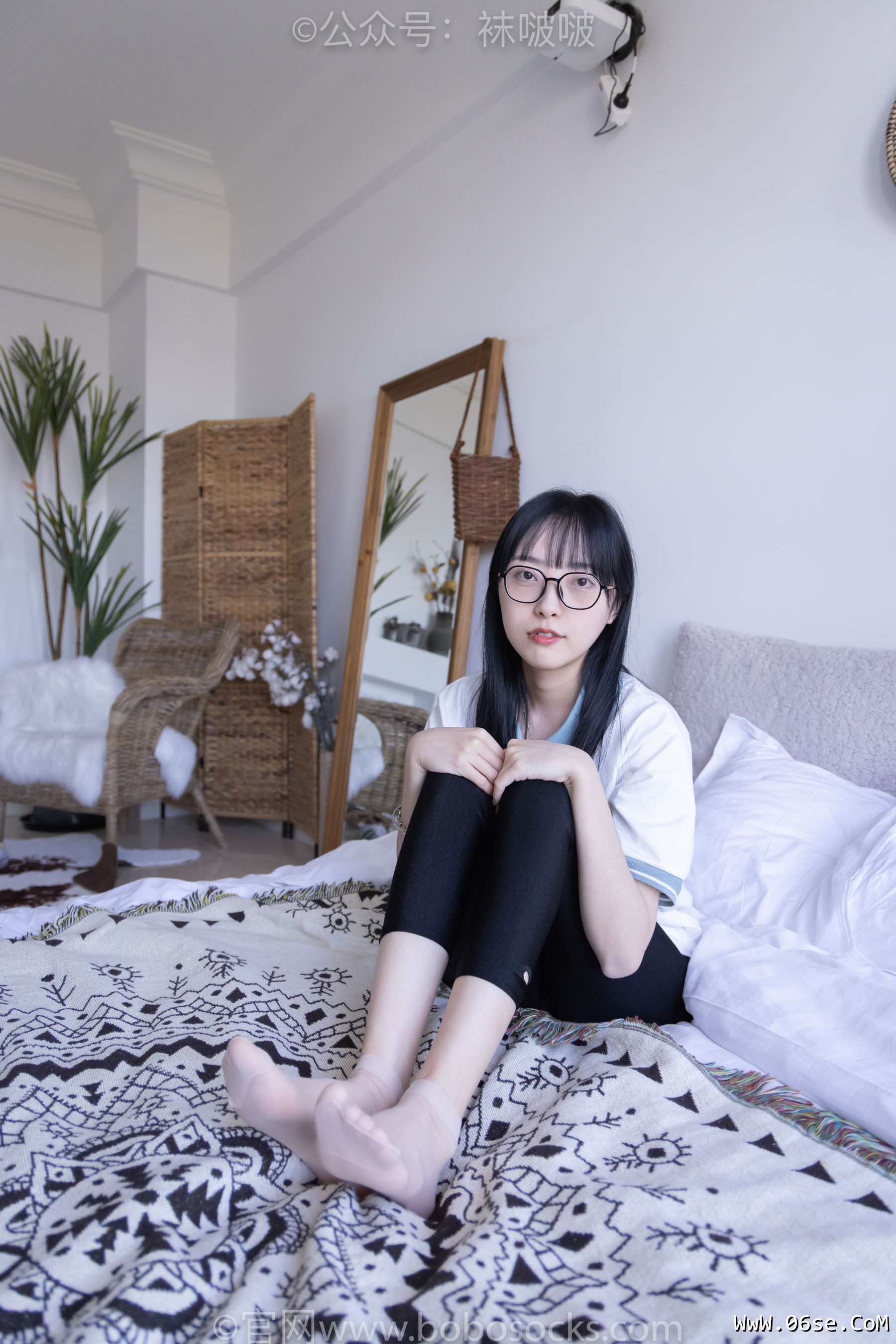 图片[117]-BoBoSocks袜啵啵 No.044 稚予-贝壳头、匡威帆布鞋、短肉丝[154P]-六色网