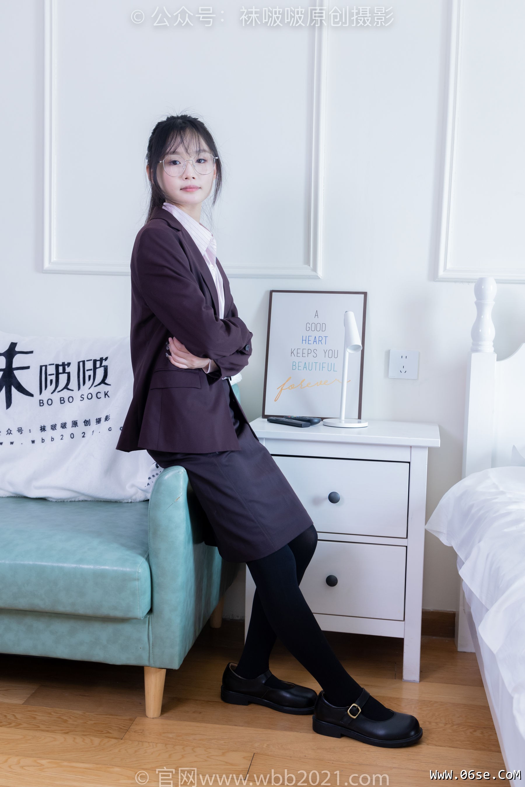 图片[44]-BoBoSocks袜啵啵 No.362 甜甜圈 -两双皮鞋、厚肉丝、厚黑丝、ol制服[230P]-六色网