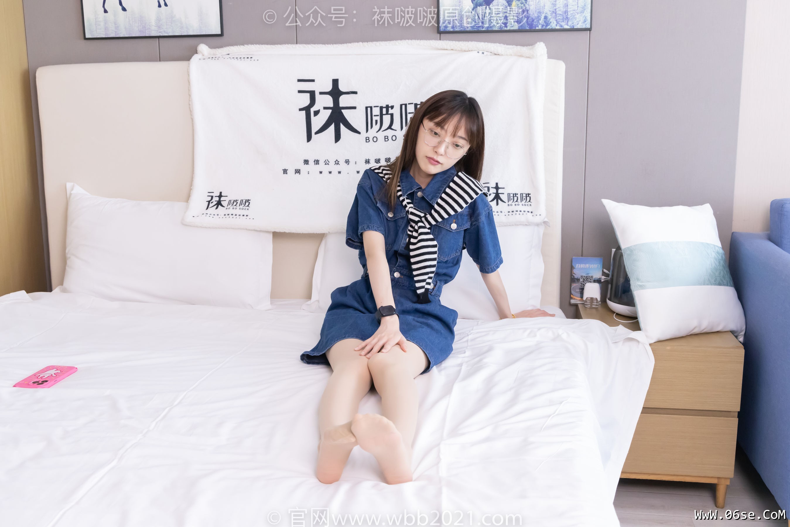 图片[138]-BoBoSocks袜啵啵 No.435 稚予 -板鞋、运动鞋、白丝、肉丝[150P]-六色网