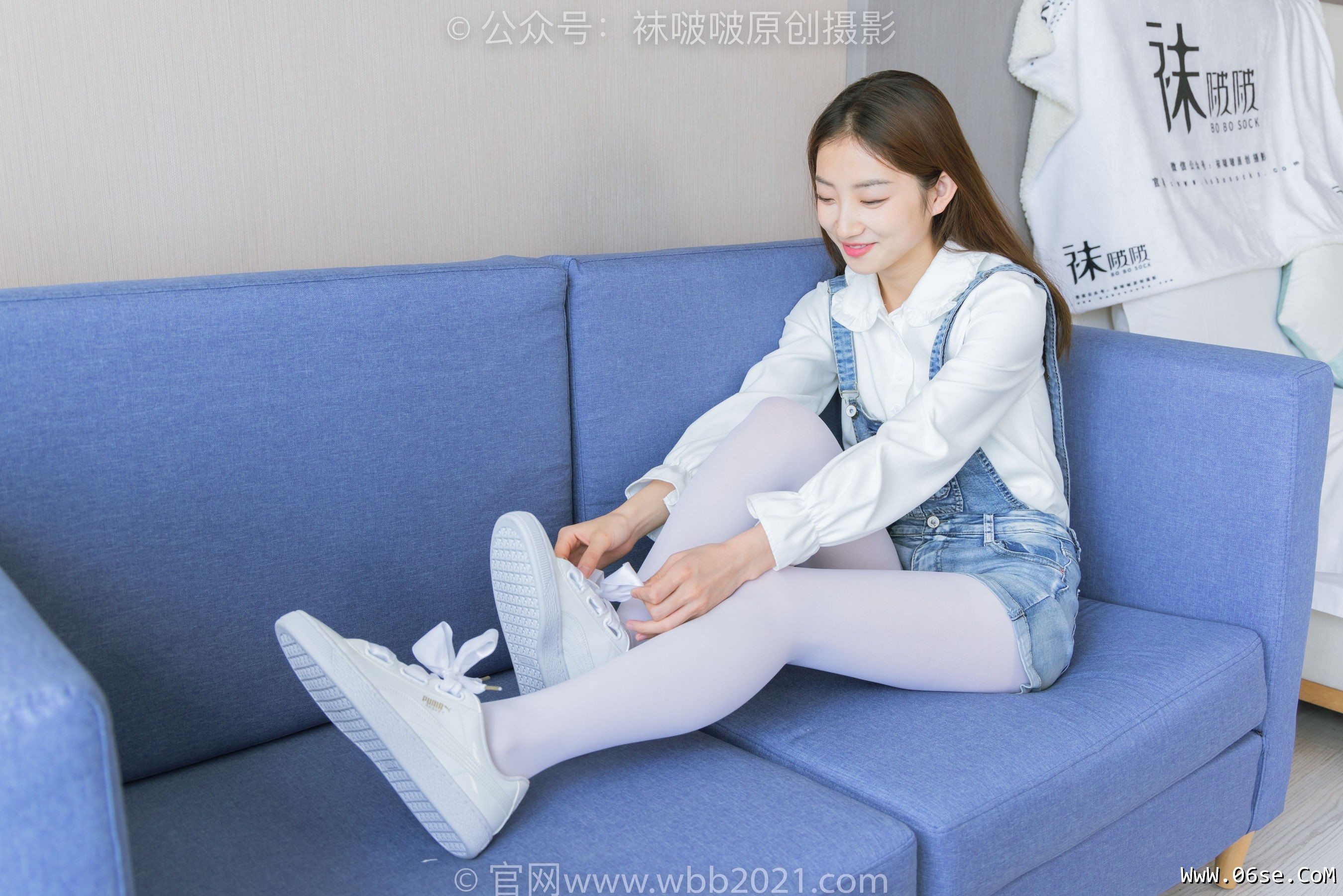图片[62]-BoBoSocks袜啵啵 No.261 小沫 -板鞋、厚白丝[142P]-六色网