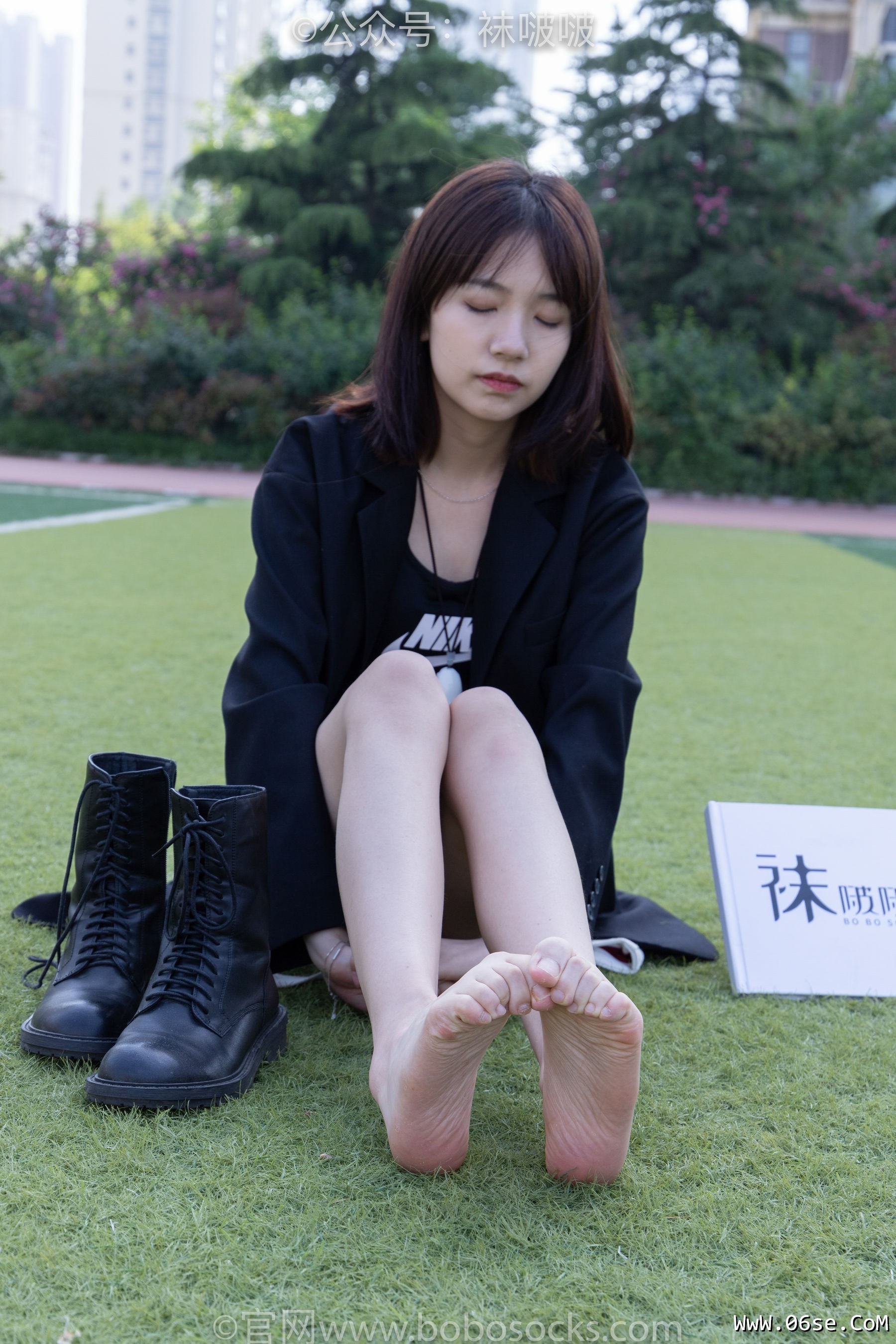 图片[80]-BoBoSocks袜啵啵 No.010 小甜豆-马丁靴、白色短棉袜、裸足[117P]-六色网