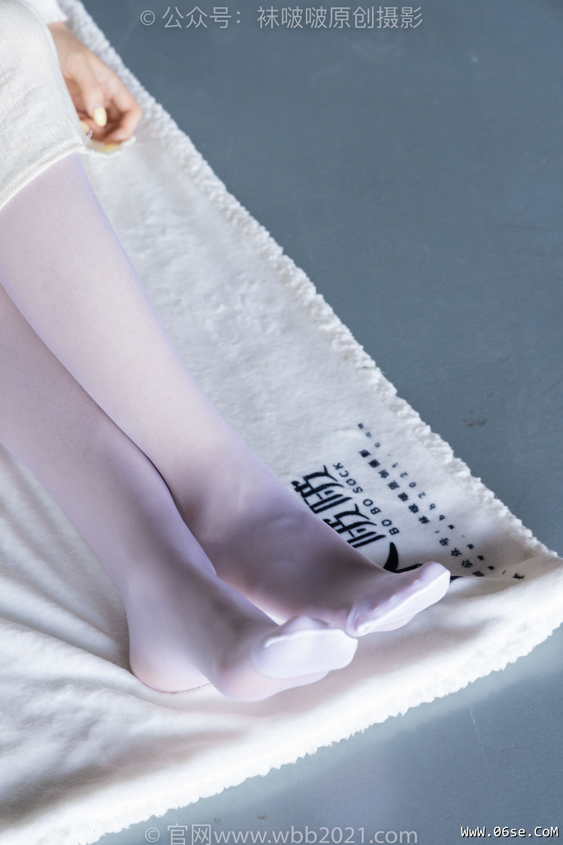 图片[37]-BoBoSocks袜啵啵 No.395 糯米 -板鞋、白丝[145P]-六色网