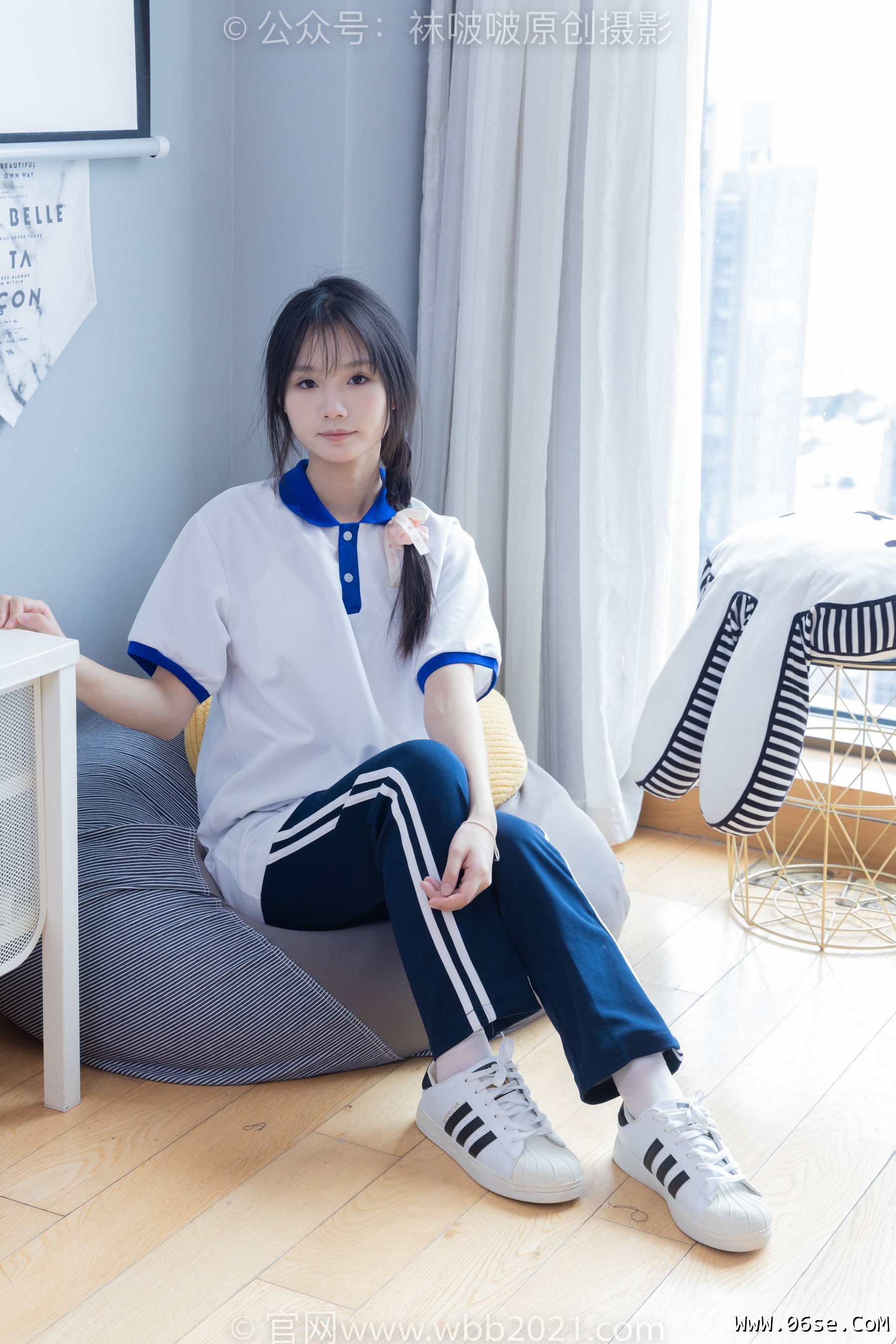 图片[49]-BoBoSocks袜啵啵 No.366 甜甜圈 -三双板鞋、白棉袜、短白丝[150P]-六色网