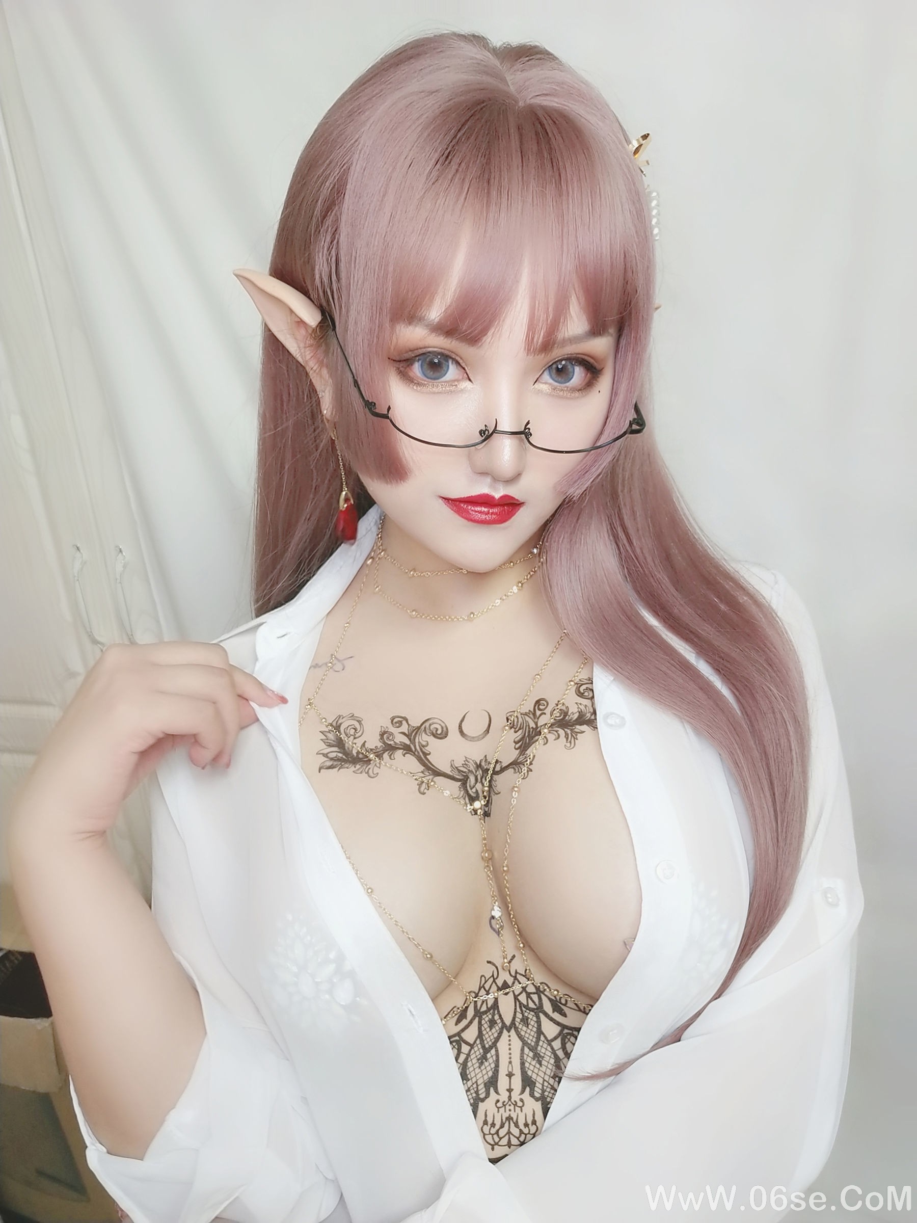 图片[36]-夏鸽鸽不想起床 纹身水钻[40P]-六色网
