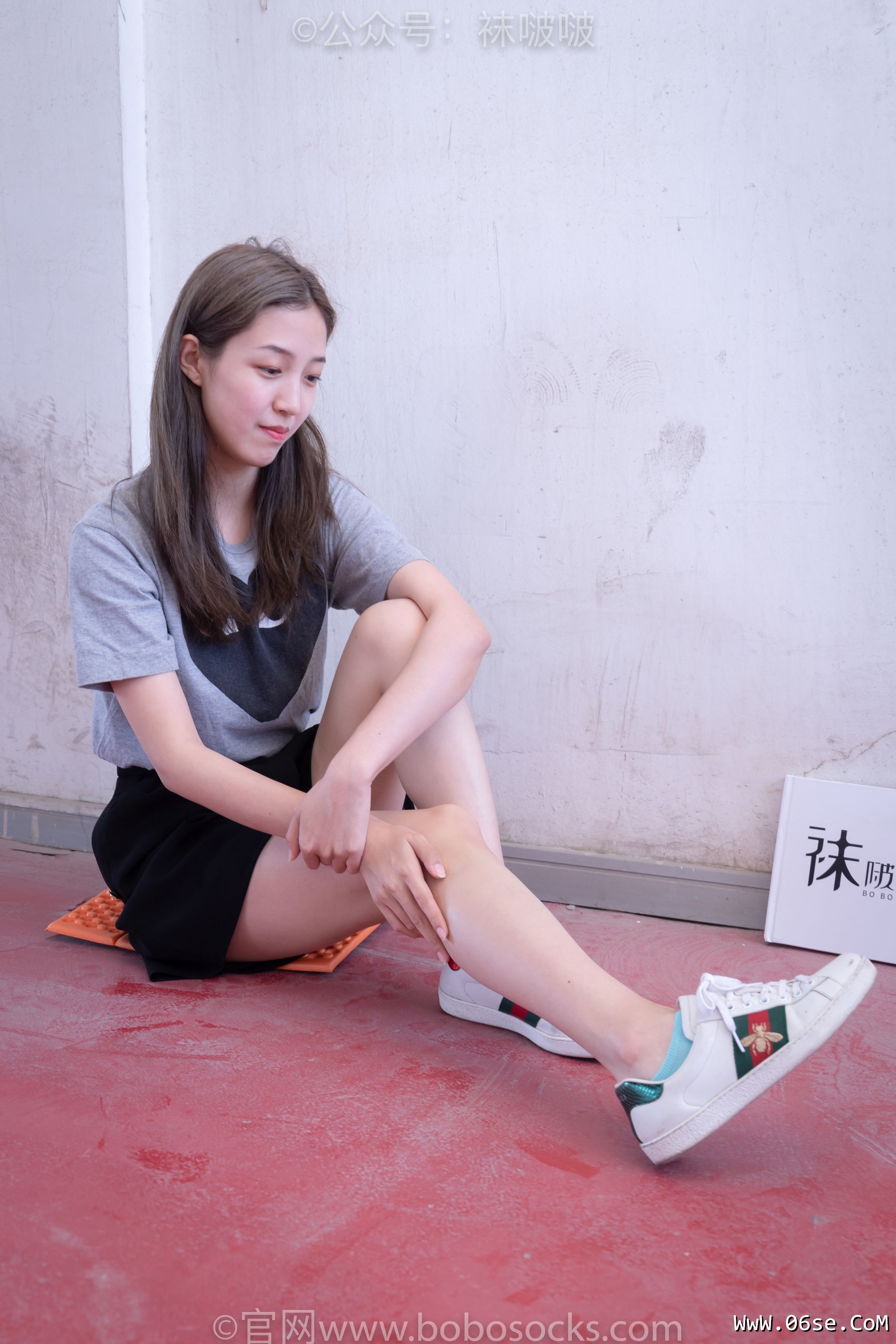 图片[28]-BoBoSocks袜啵啵 积分限定作品006 泡芙-板鞋、天蓝色短棉袜、裸足[138P]-六色网